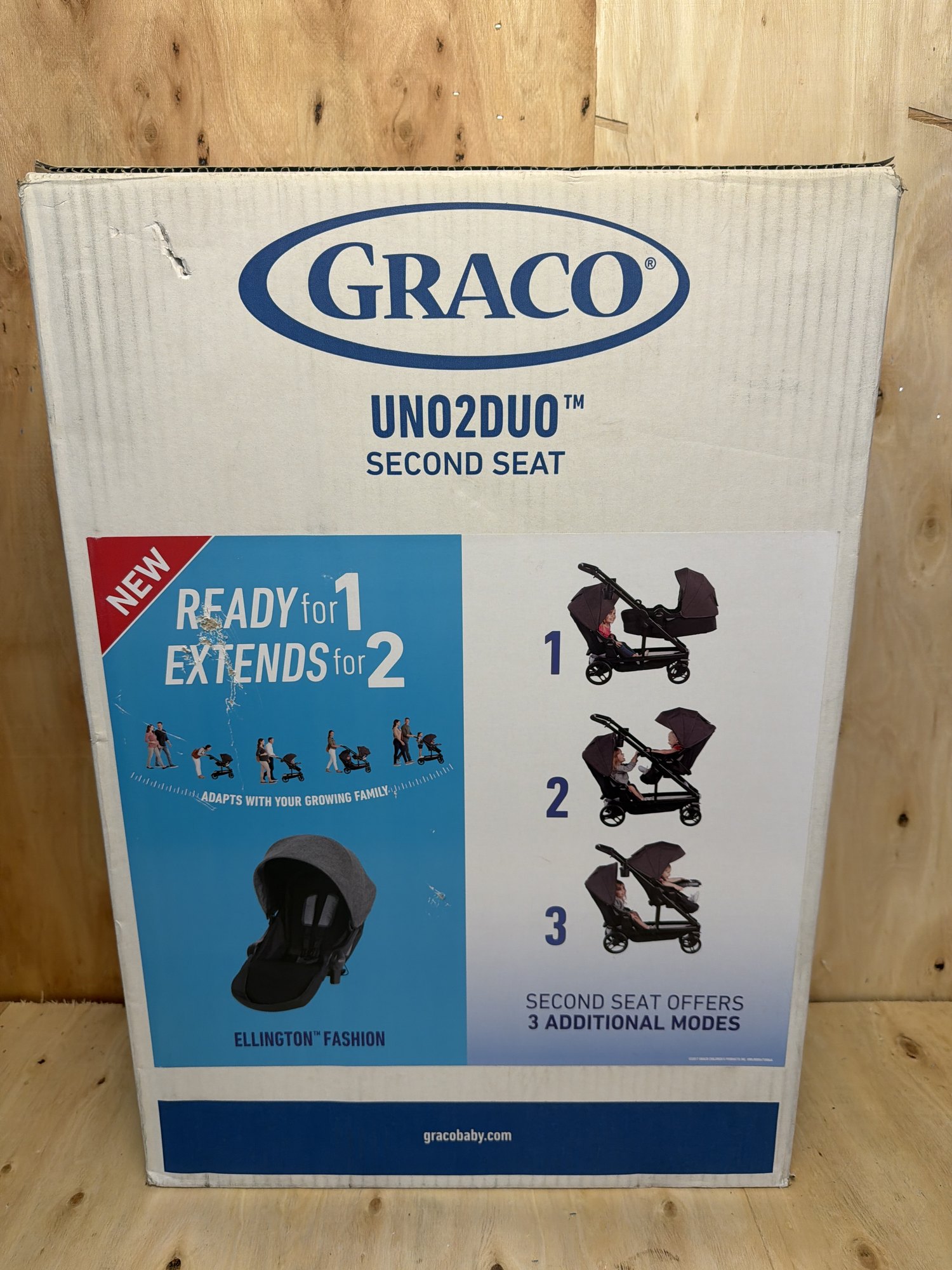 Graco Uno2Duo Stroller Second Seat, Ellington Ellington Second Seat — photo 3