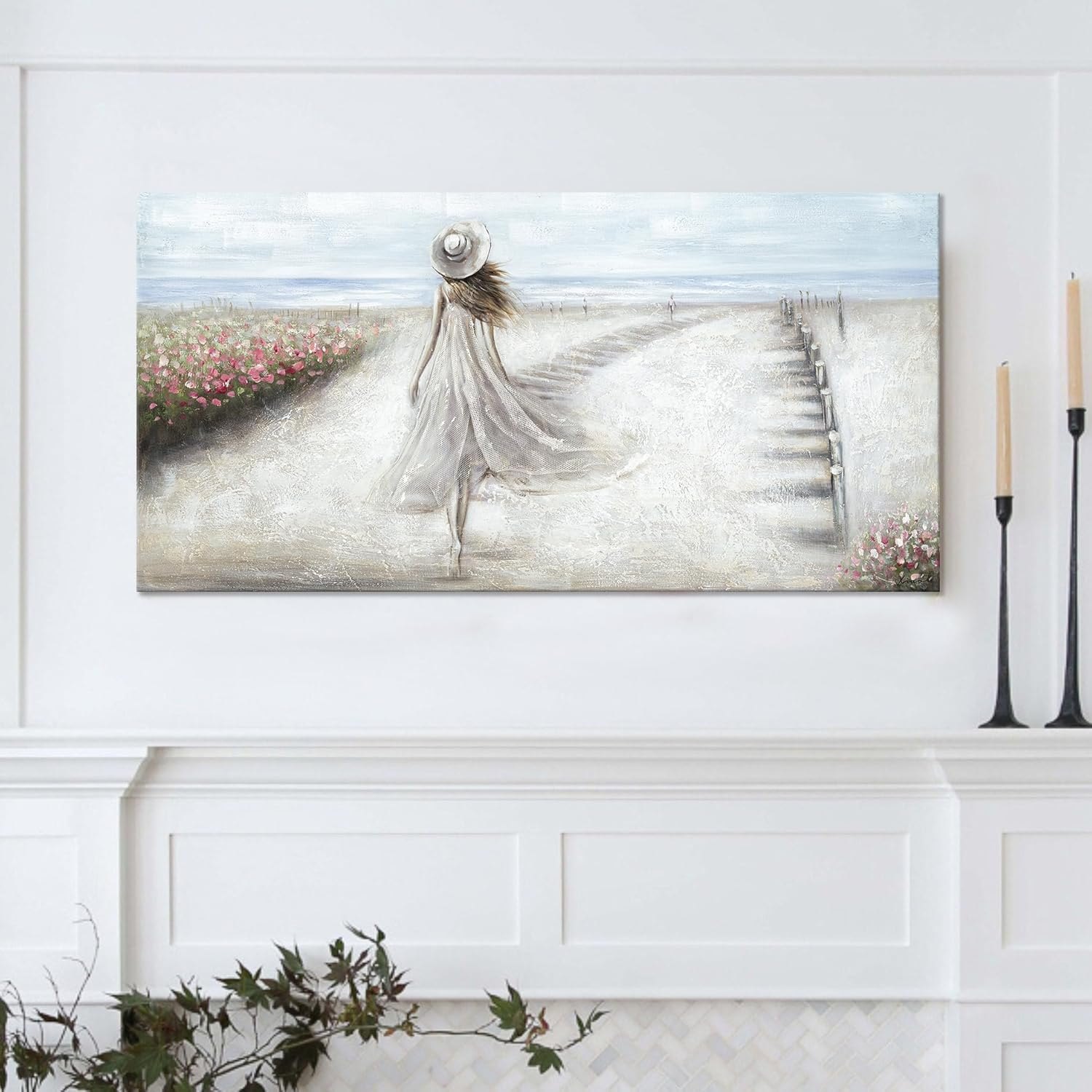 Vintage Abstract Canvas Art - Eclectic Trendy Maximalism for Aesthetic Wall — photo 5