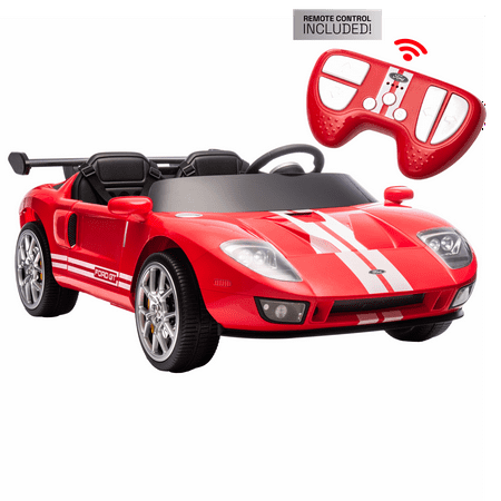 Hyper 12V Ford GT Convertible, Battery Powered Ride on Toy for Kids Ages 3+, Red, with Remote Control PM — photo 2