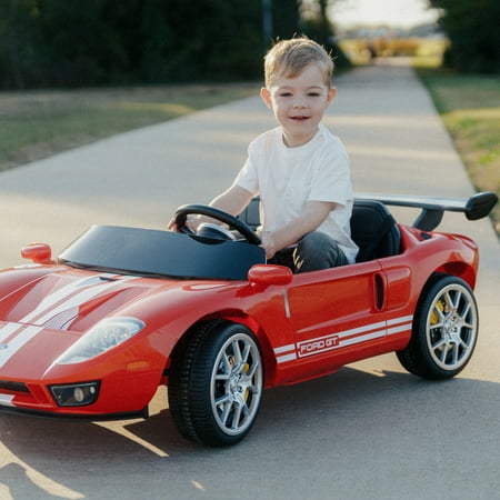 Hyper 12V Ford GT Convertible, Battery Powered Ride on Toy for Kids Ages 3+, Red, with Remote Control PM — photo 11