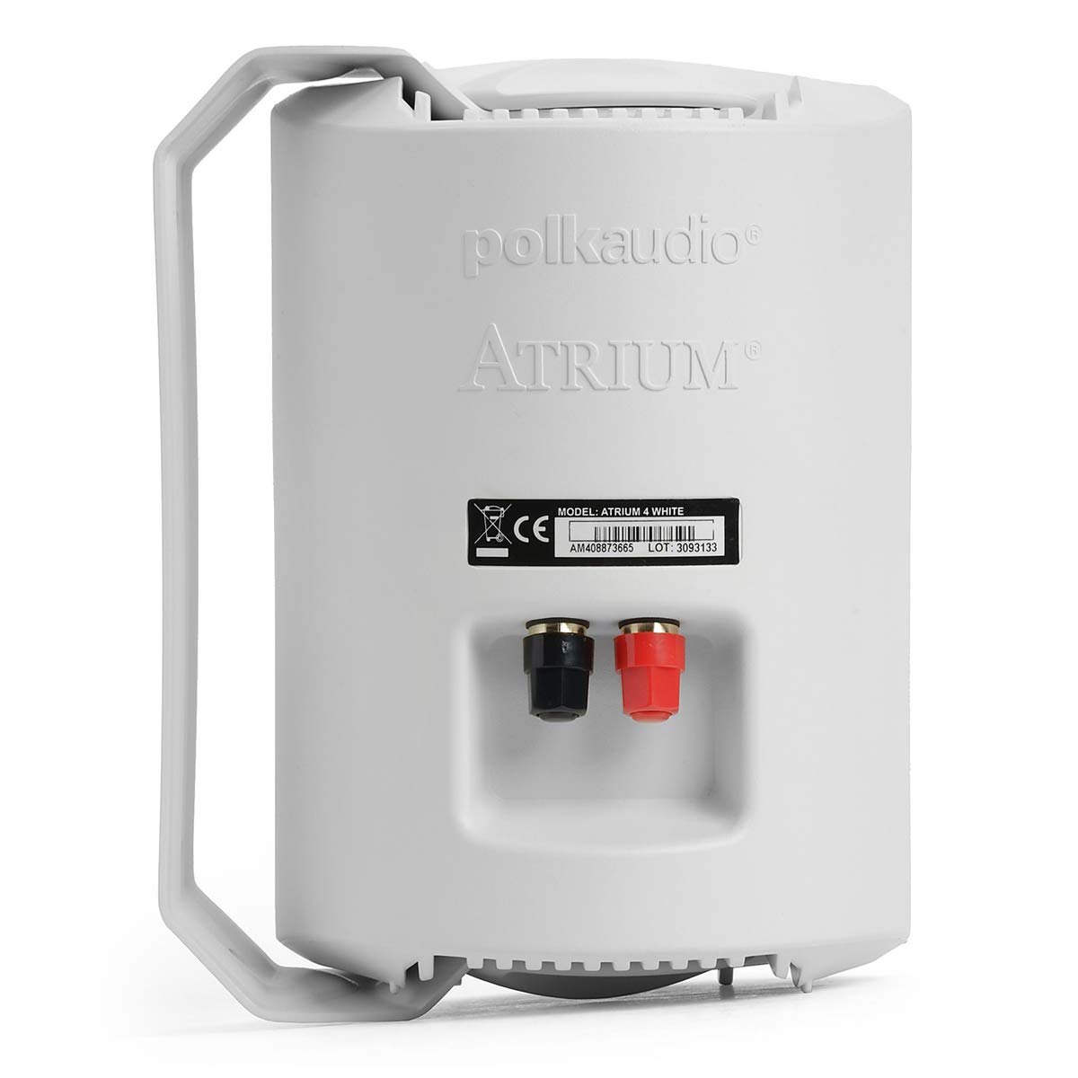 Polk Audio Atrium 4 Outdoor Speakers with Powerful Bass (Pair, White), All-Weather Durability, Broad Sound Coverage, Speed-Lock Mounting System — photo 4