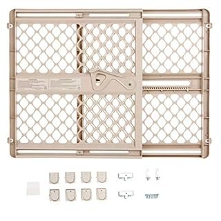 Toddleroo by North States 42” Wide Supergate Ergo Baby Gate, Made in USA: For Doorways or stairways. Includes Wall Cups. Pressure or Hardware Mount. 26” - 42” Wide (26" Tall, Sand) (B01HG7E5R8) — photo 2