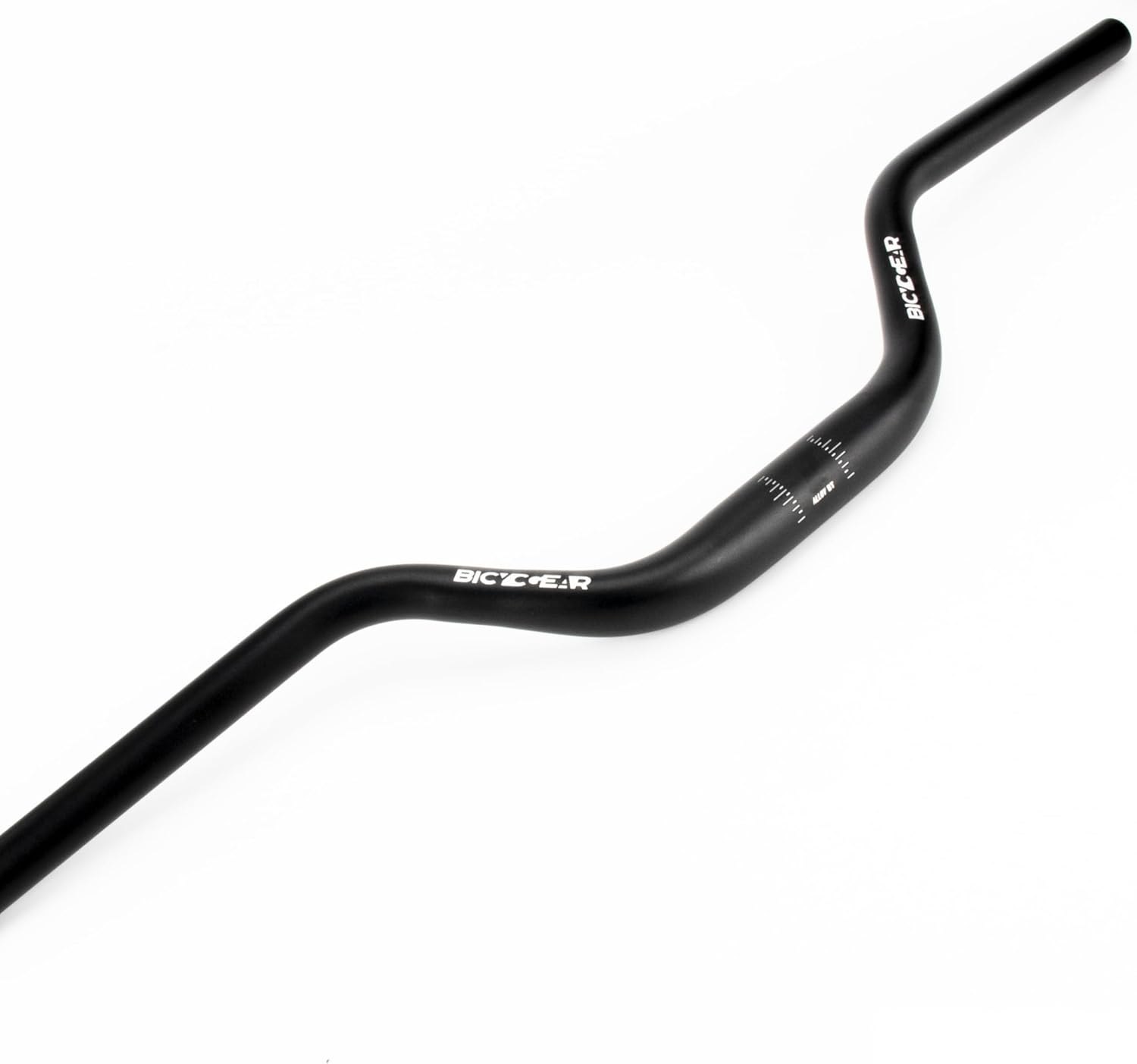25.4 Mountain Bike Handlebar 640mm, 100mm Rise Bicycle Handlebar 10° Backsweep Aluminum Riser Handle Bars for E Bike, Dirt, Fixie Gear, Motorcycle, BMX, Cruiser, MTB, 1 inch 25.4 x 640mm (100mm rise)