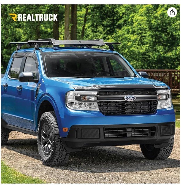 RealTruck Universal Roof Rack | Width: 38-38.25", Adjustable Length, Textured Black | U38253800 Universal: 38-38.25" — photo 3