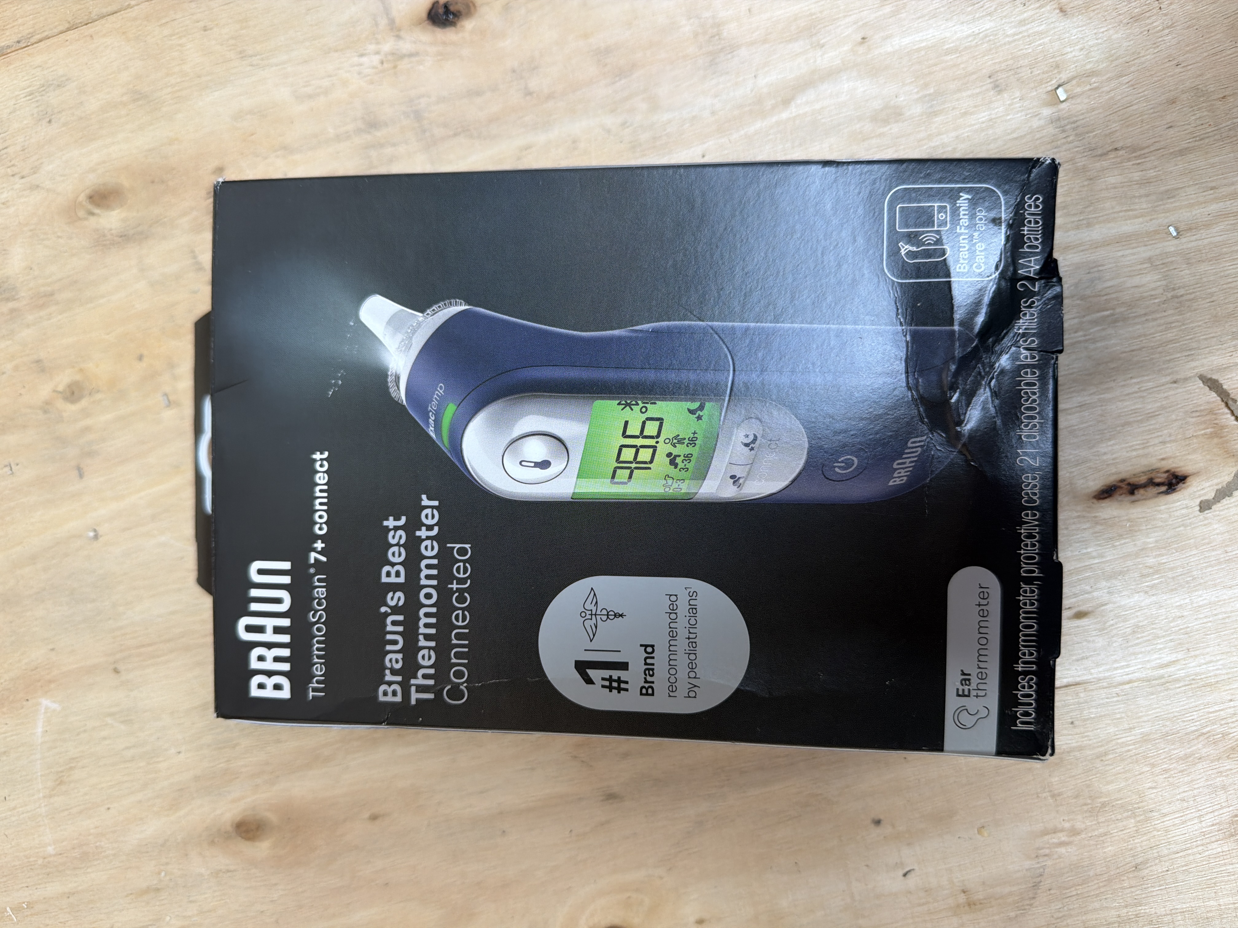 Braun ThermoScan 7+ Connect Digital Ear Thermometer for Kids - Family Care App Compatible, Age Precision Technology, Color-Coded Display, No. 1 Brand Recommended by Pediatricians Blue Pack of PM — photo 10