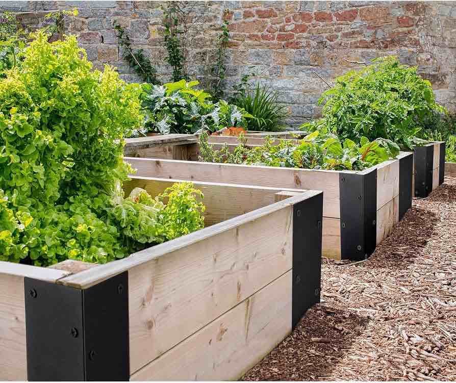 Marabuut garden bed brackets do it yourself garden Bed brackets includes four units of 9“ x 3“ x 3“ powder coated steel brackets PM — photo 2