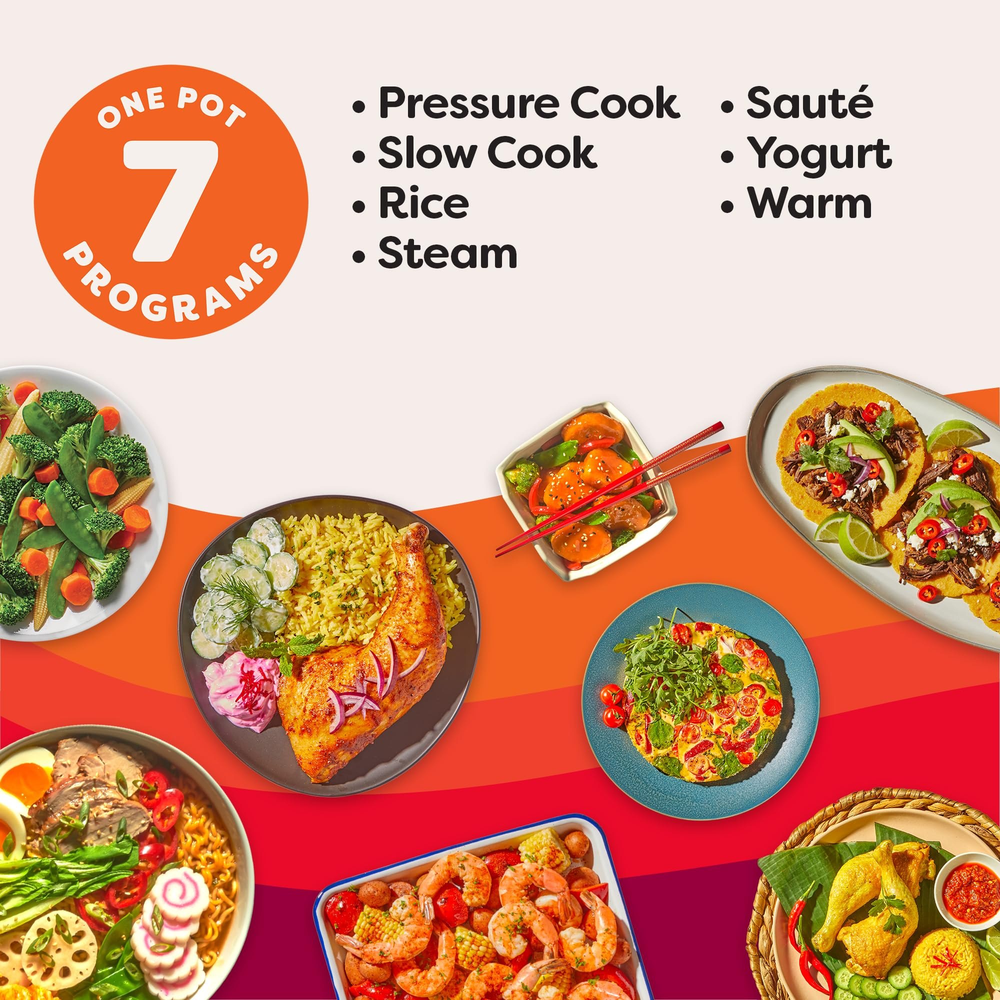 Instant Pot Duo 7-in-1 Mini Electric Pressure Cooker, Slow Rice Cooker, Steamer, Sauté, Yogurt Maker, Warmer & Sterilizer, Includes Free App with over 1900 Recipes, Stainless Steel, 3 Quart Item Location: NSH-14-29-03 — photo 2