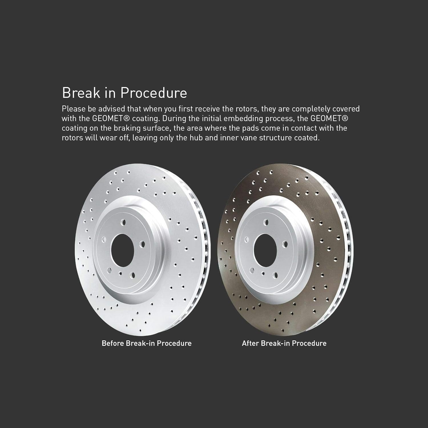 R1 Concepts Rear Brake Kit For 2019-2020 Audi A8, e-tron Quattro, Q8, 2020 Audi e-tron Sportback, S6, S8, 2017-2020 Audi Q7| Drilled Brake Rotors| Optimum OEP Brake Pads and Rotors Kit — photo 4