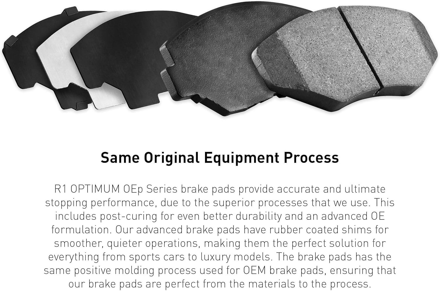 R1 Concepts Rear Brake Kit For 2019-2020 Audi A8, e-tron Quattro, Q8, 2020 Audi e-tron Sportback, S6, S8, 2017-2020 Audi Q7| Drilled Brake Rotors| Optimum OEP Brake Pads and Rotors Kit — photo 6
