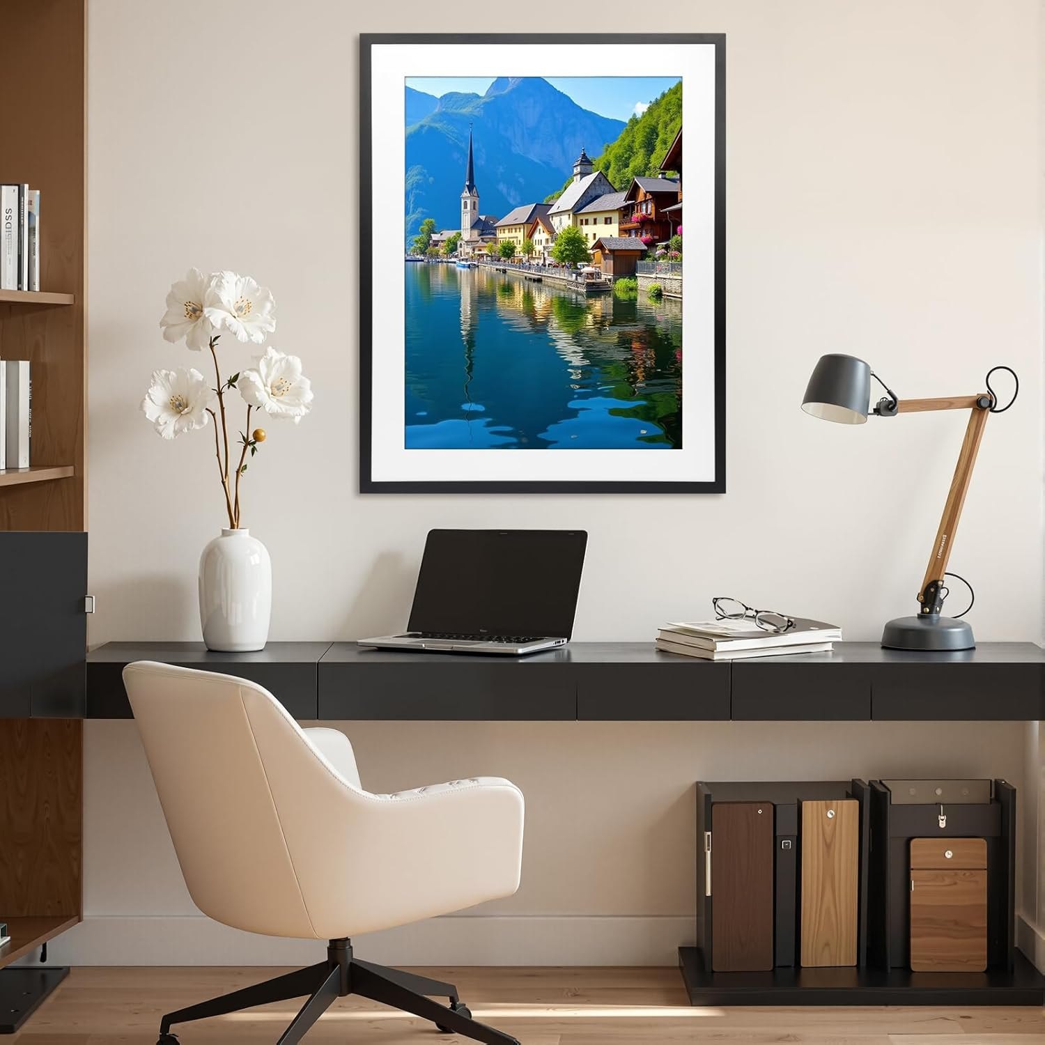 Giftgarden 18x24 Poster Frame with Mat Set of 4, 22x28 Frame Matted to 18x24 Picture for Wall Hanging, Black 22x28 Black — photo 6
