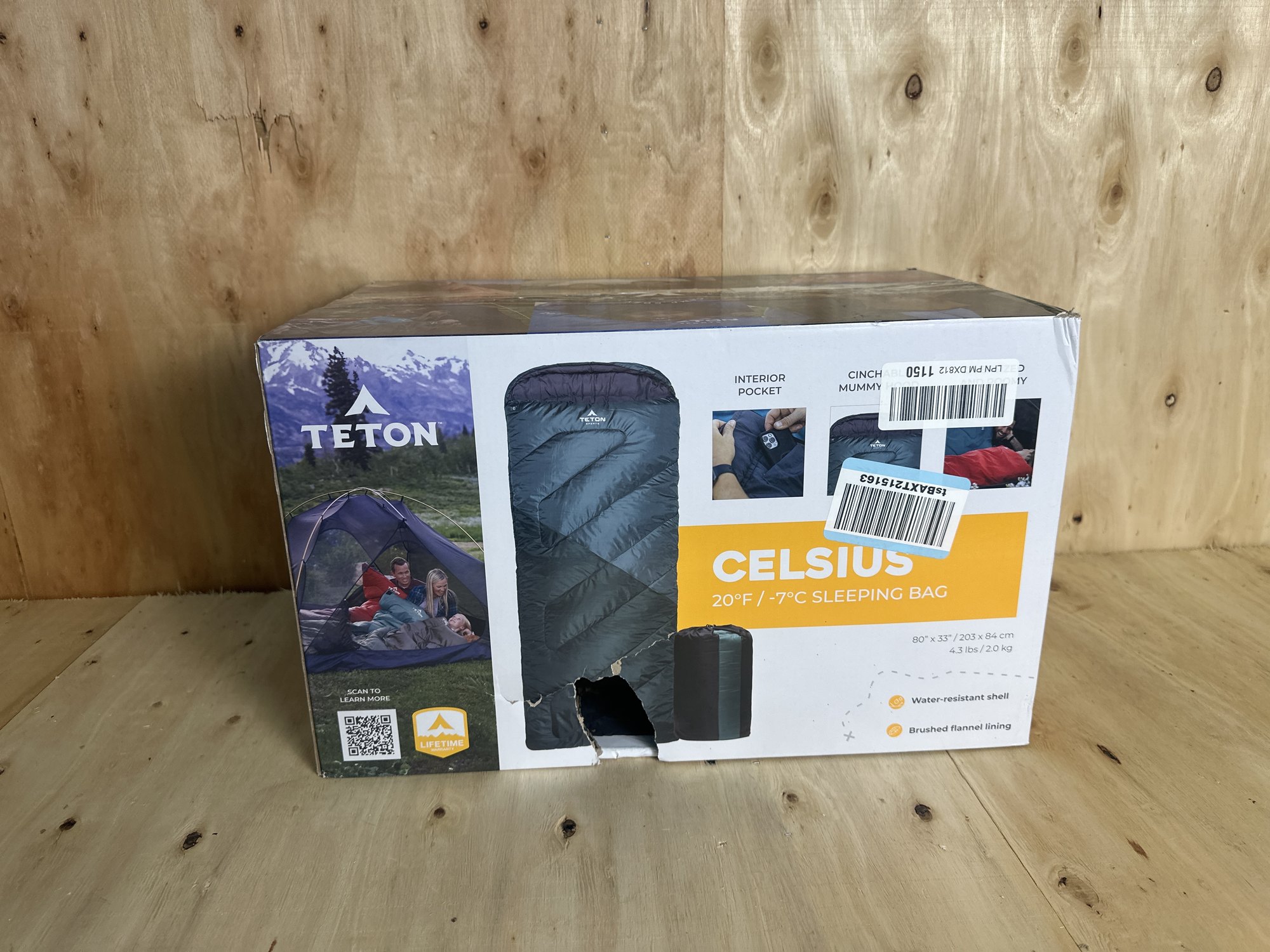 Teton Celsius Regular, -25F, 20F, 0F Degree Sleeping Bags, All Weather Bag for Adults and Kids, Camping Made Easy and Warm, Travel Sack Included Lagoon Regular 20f — photo 7