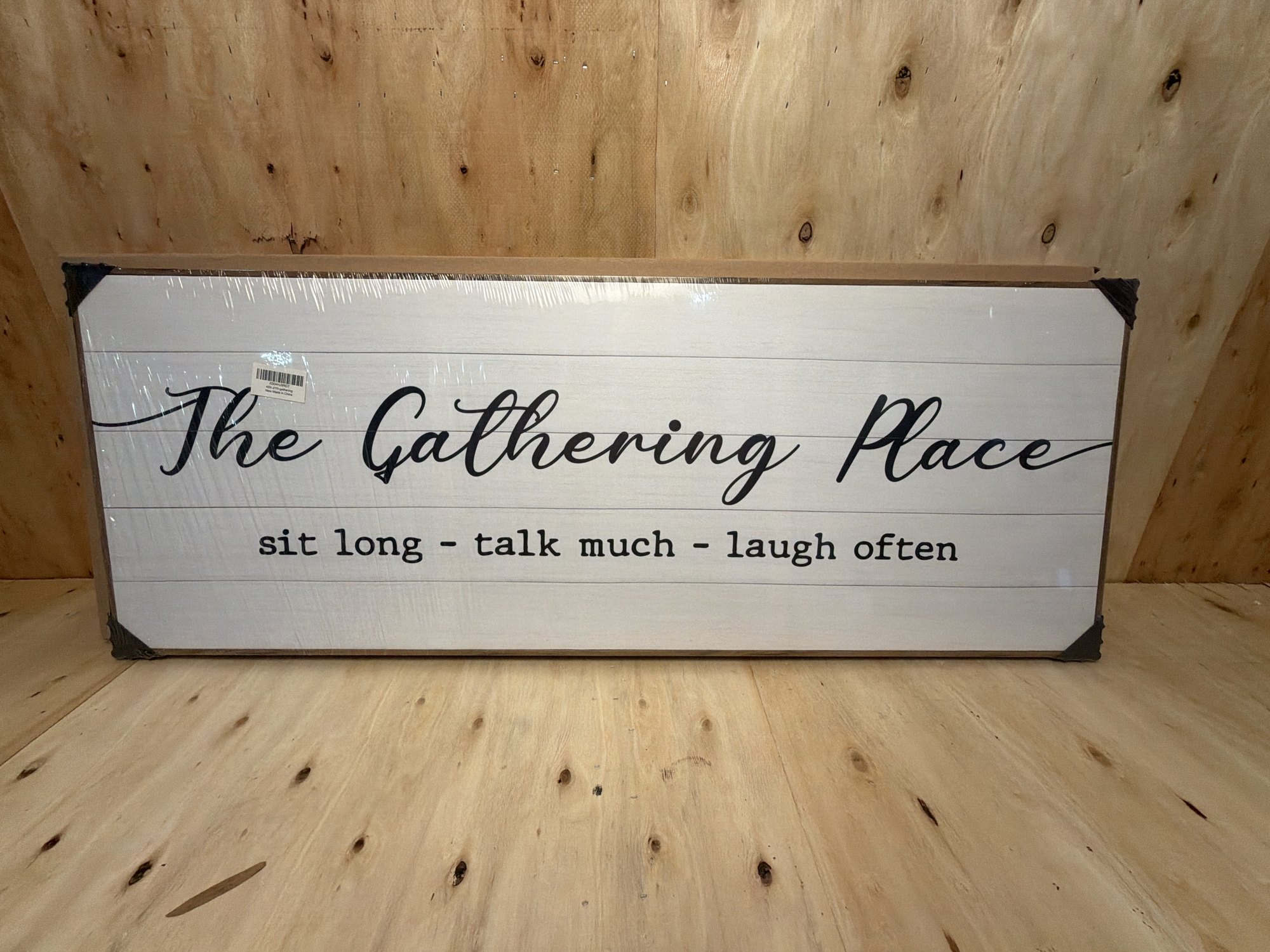 the Gathering Place Sign Large Wall Art Decor Framed for Dining Room Kitchen 15x40, Gather Canvas Wall Art Print for Bedroom Living Room, Rustic Farmhouse Signs Wall Artwork Picture — photo 7