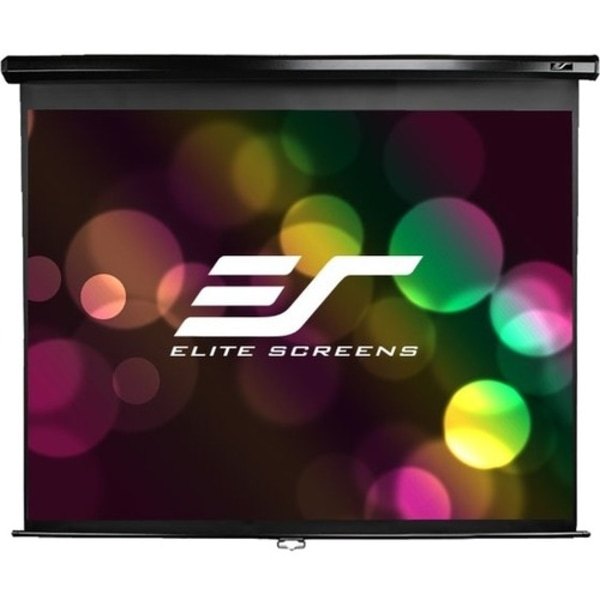 120IN DIAG MANUAL PULL-DOWN 16:9 59X105IN W/ 4SIDED BLACK