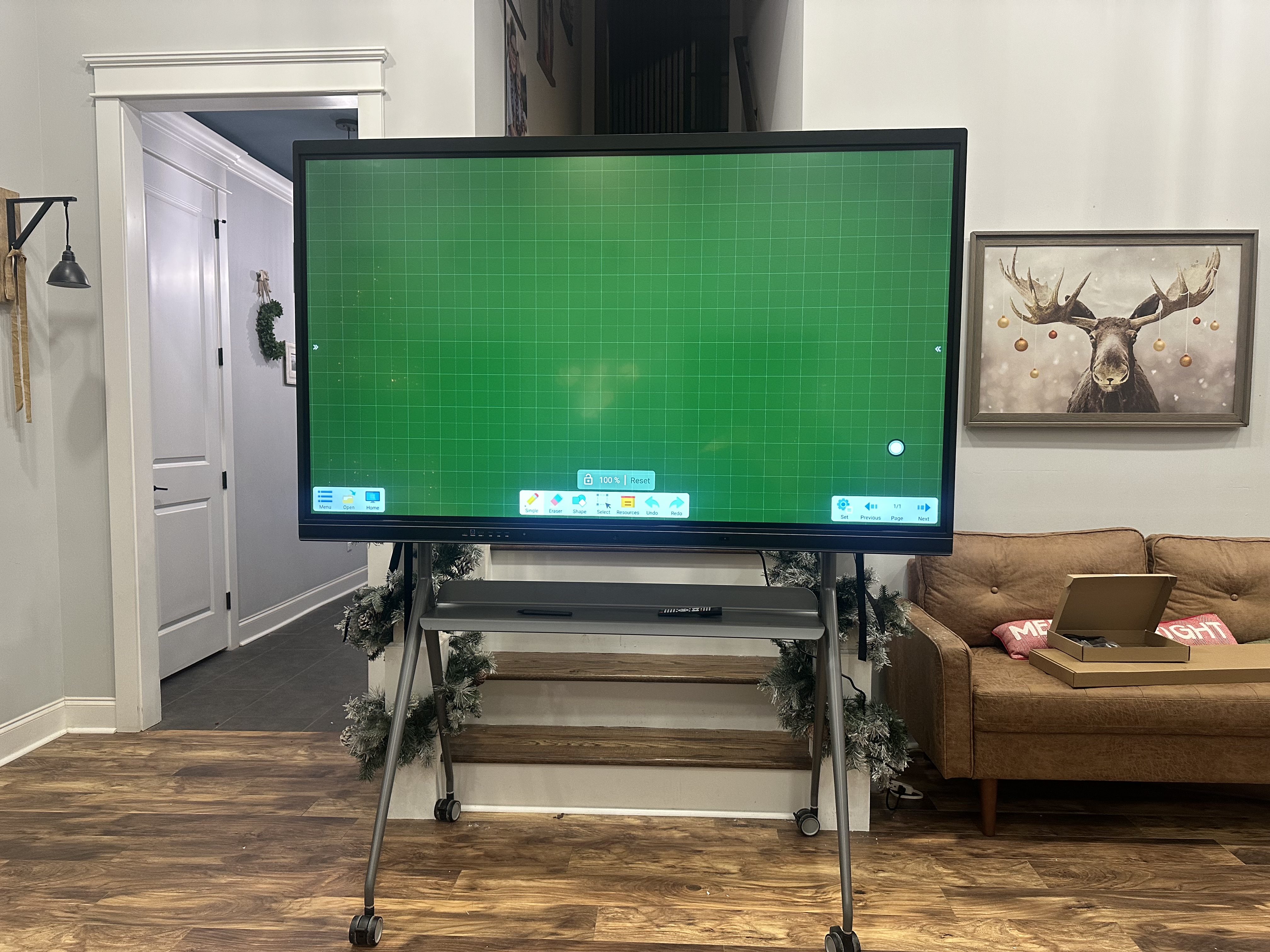 ) TIBURN R2 75\" 4K UHD Smart Board | Smart Digital Whiteboard All - in - One Touch Screen Item Location: NSH-OVERSIZED-01 — photo 5
