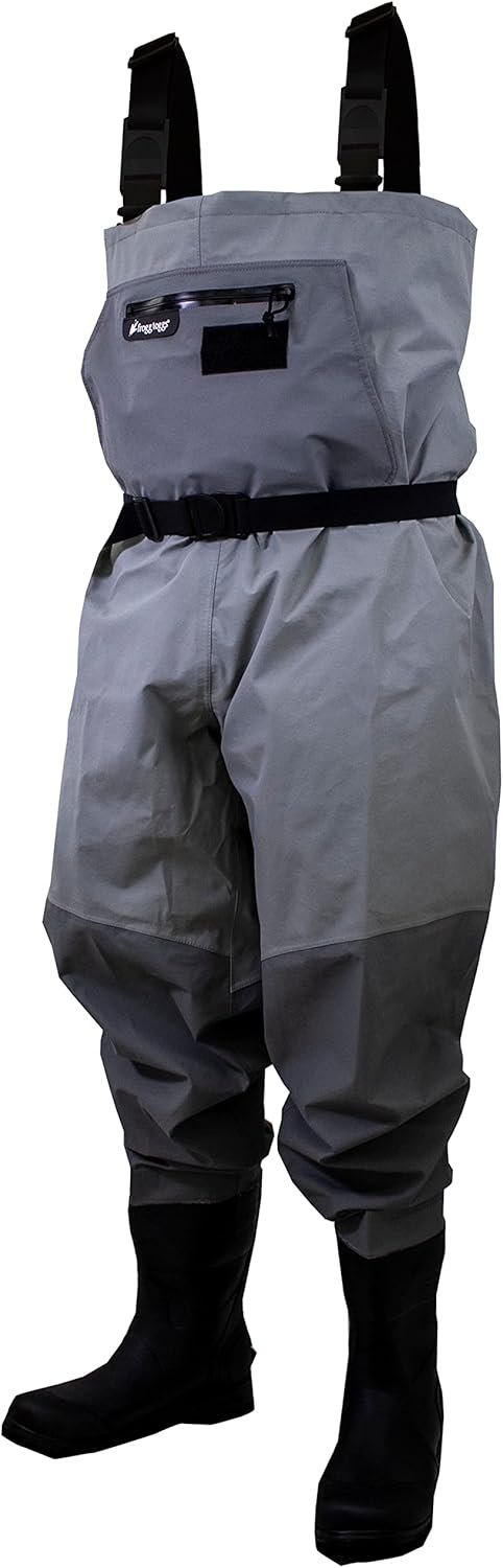 FROGG TOGGS Mens Hellbender Pro Bootfoot Fishing Chest Wader 12 Lug Sole