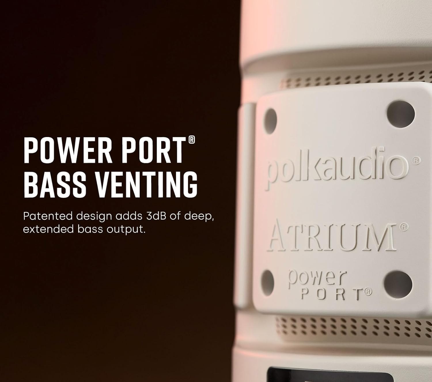 Polk Audio Atrium 8 Outdoor Speaker with Powerful Bass (Each, White), All-Weather Durability, Broad Sound Coverage, Speed-Lock Mounting System White 1 Speaker Atrium 8 — photo 3