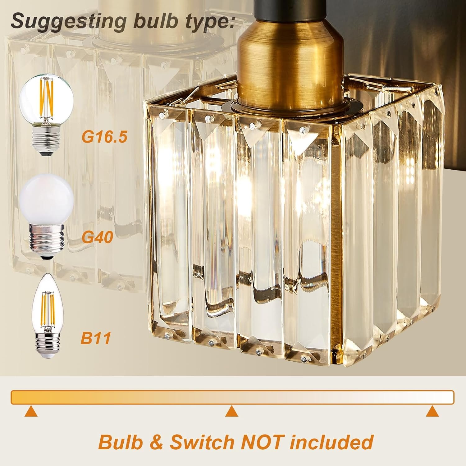 Gold Black Crystal Bathroom Lighting Fixtures, 4 Light Brass Modern Crystal Bathroom Vanity Lights Over Mirror Brass Bath Light Black Gold-Square Shade 4-Light — photo 6