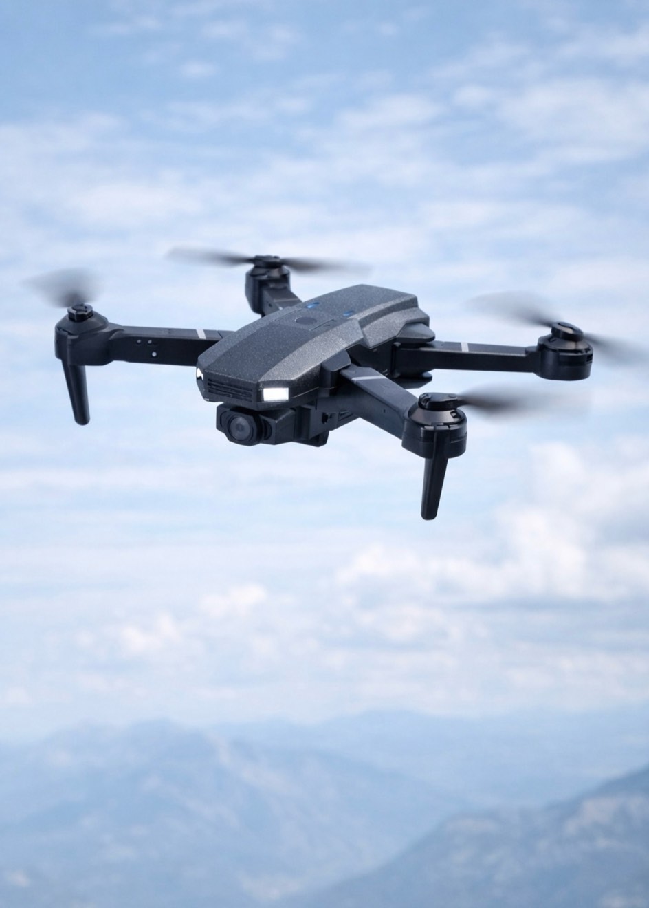 E88 Drone with HD Camera, Fixed Height Hover, 360° Stunt Flip, 90° Adjustable Lens, Foldable RC Quadcopter for Beginners, Indoor Outdoor Flying Toy. PM