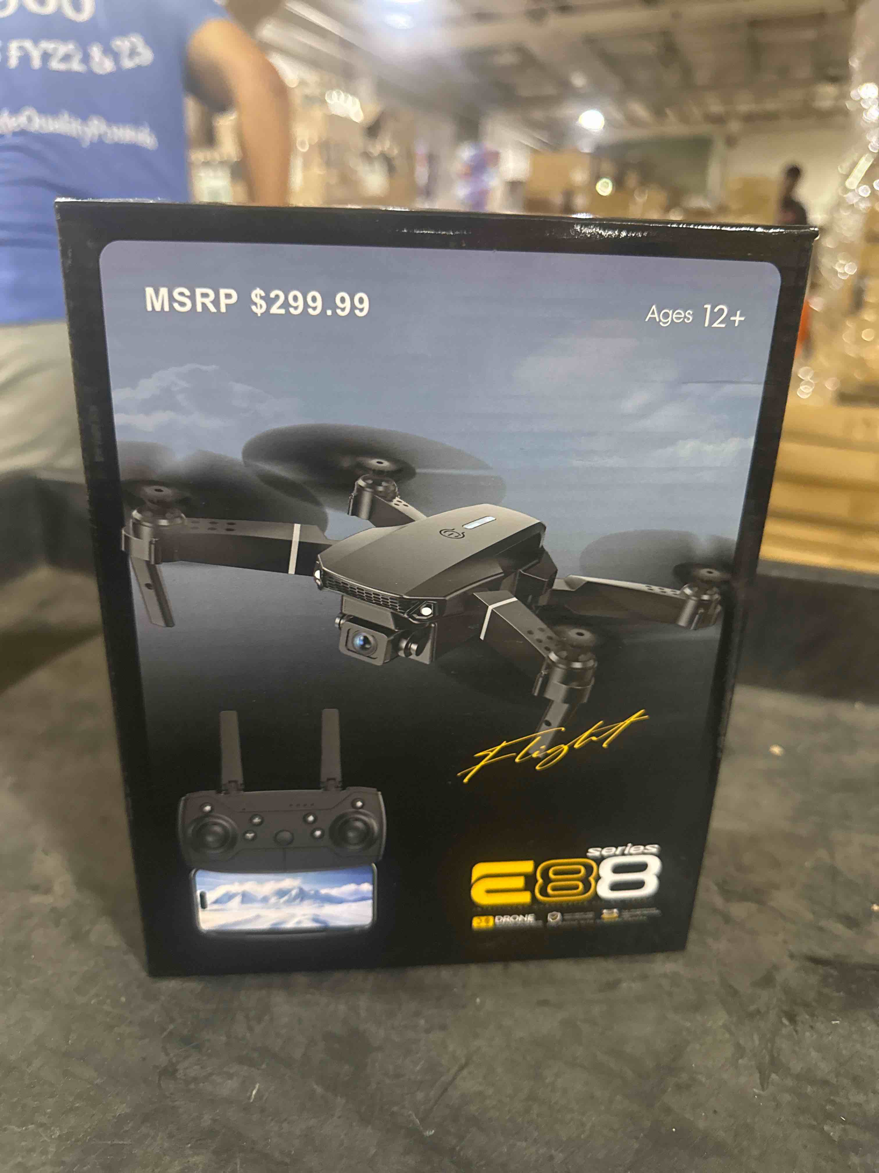 E88 Drone with HD Camera, Fixed Height Hover, 360° Stunt Flip, 90° Adjustable Lens, Foldable RC Quadcopter for Beginners, Indoor Outdoor Flying Toy. PM — photo 5