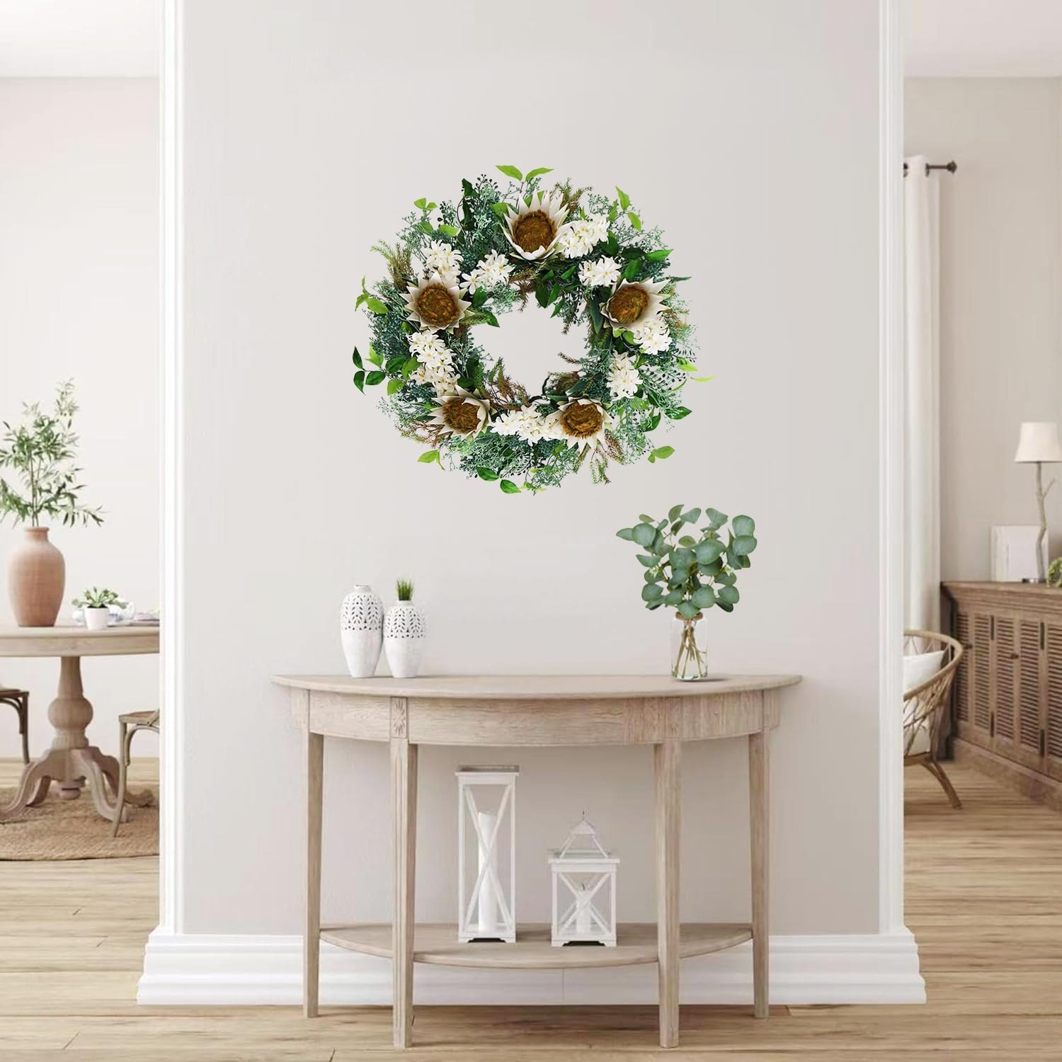 24-26 Inch Summer Spring Front Door Wreath — photo 3