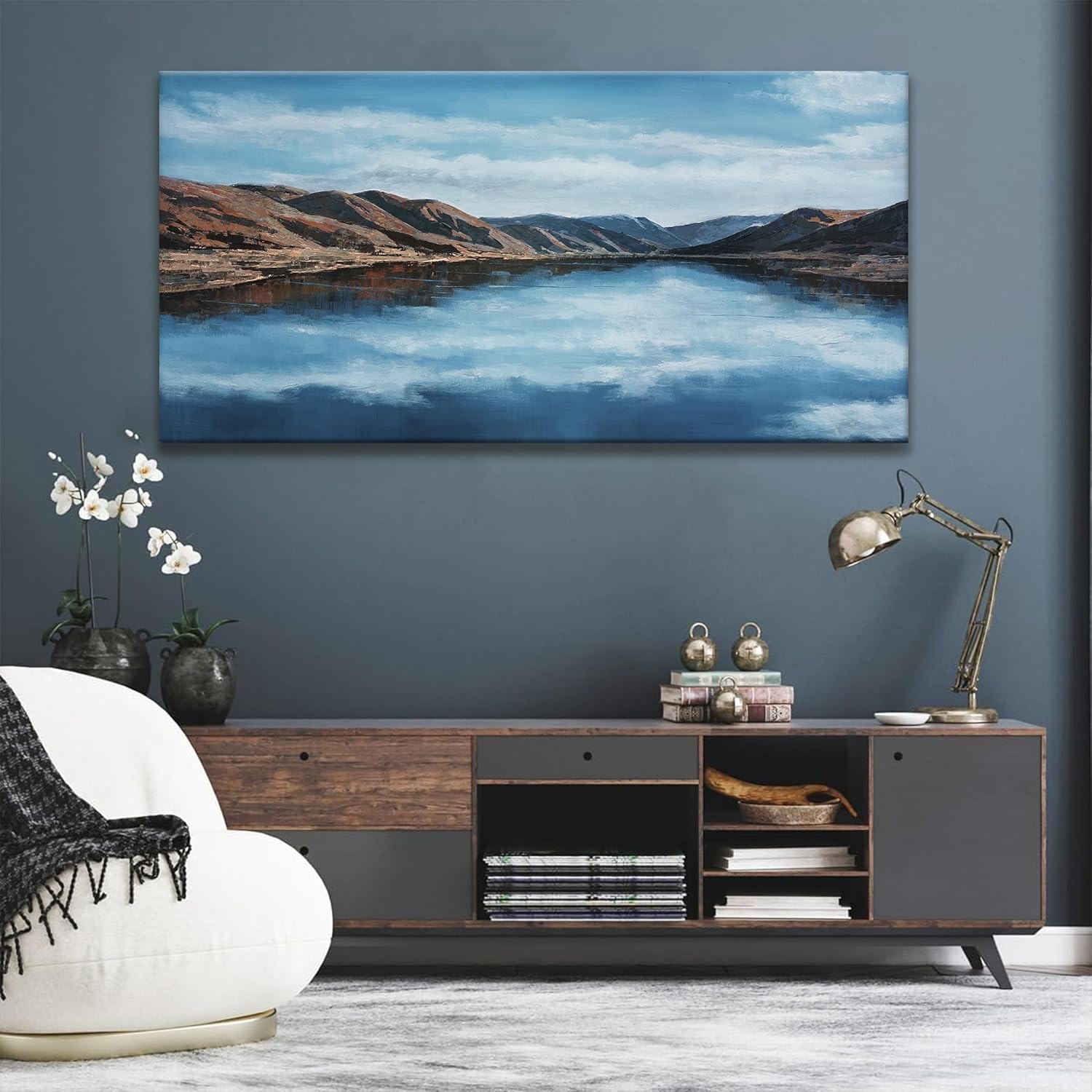Mountain Wall Art Decor Moraine Lake Wall Art Landscape Pictures — photo 3