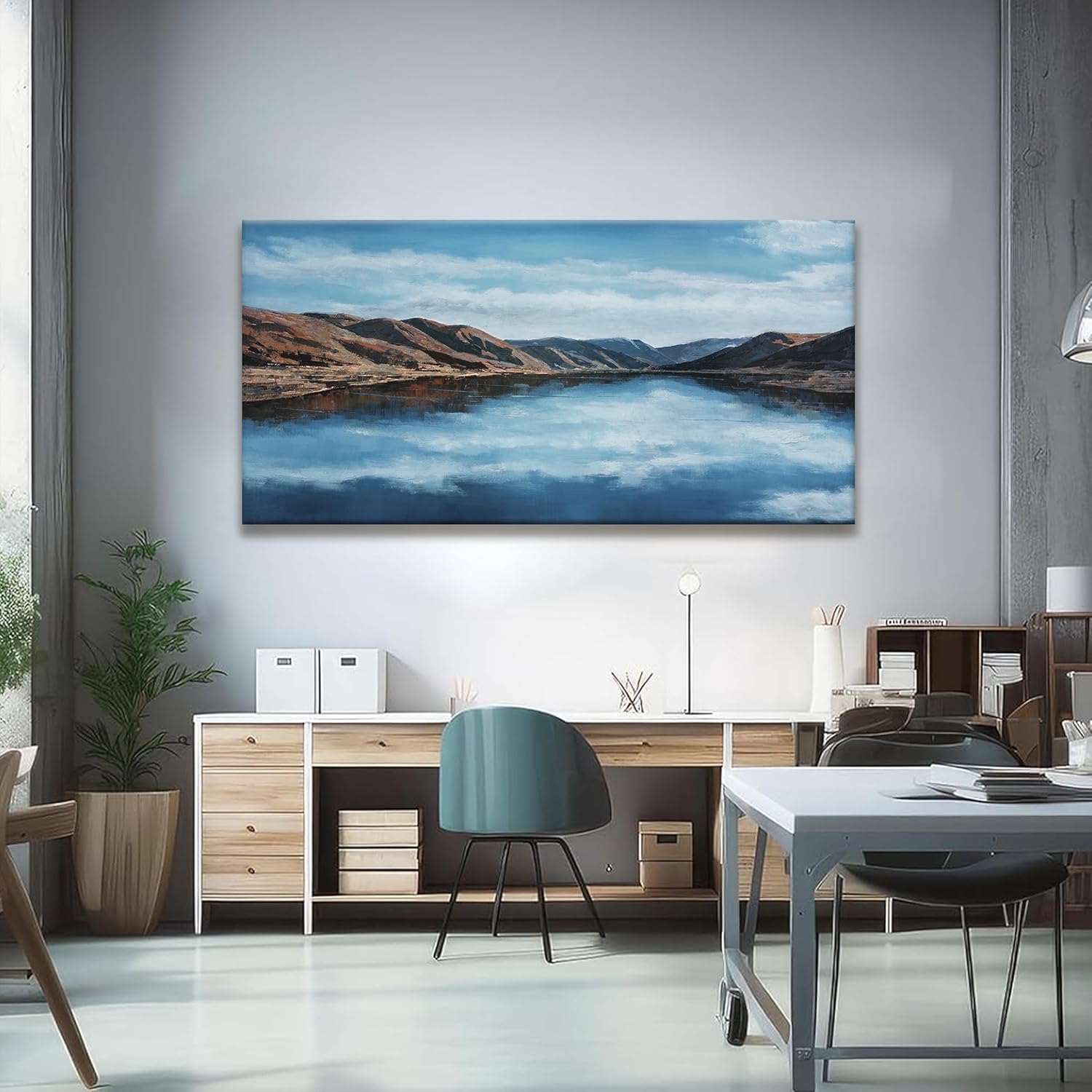 Mountain Wall Art Decor Moraine Lake Wall Art Landscape Pictures — photo 6