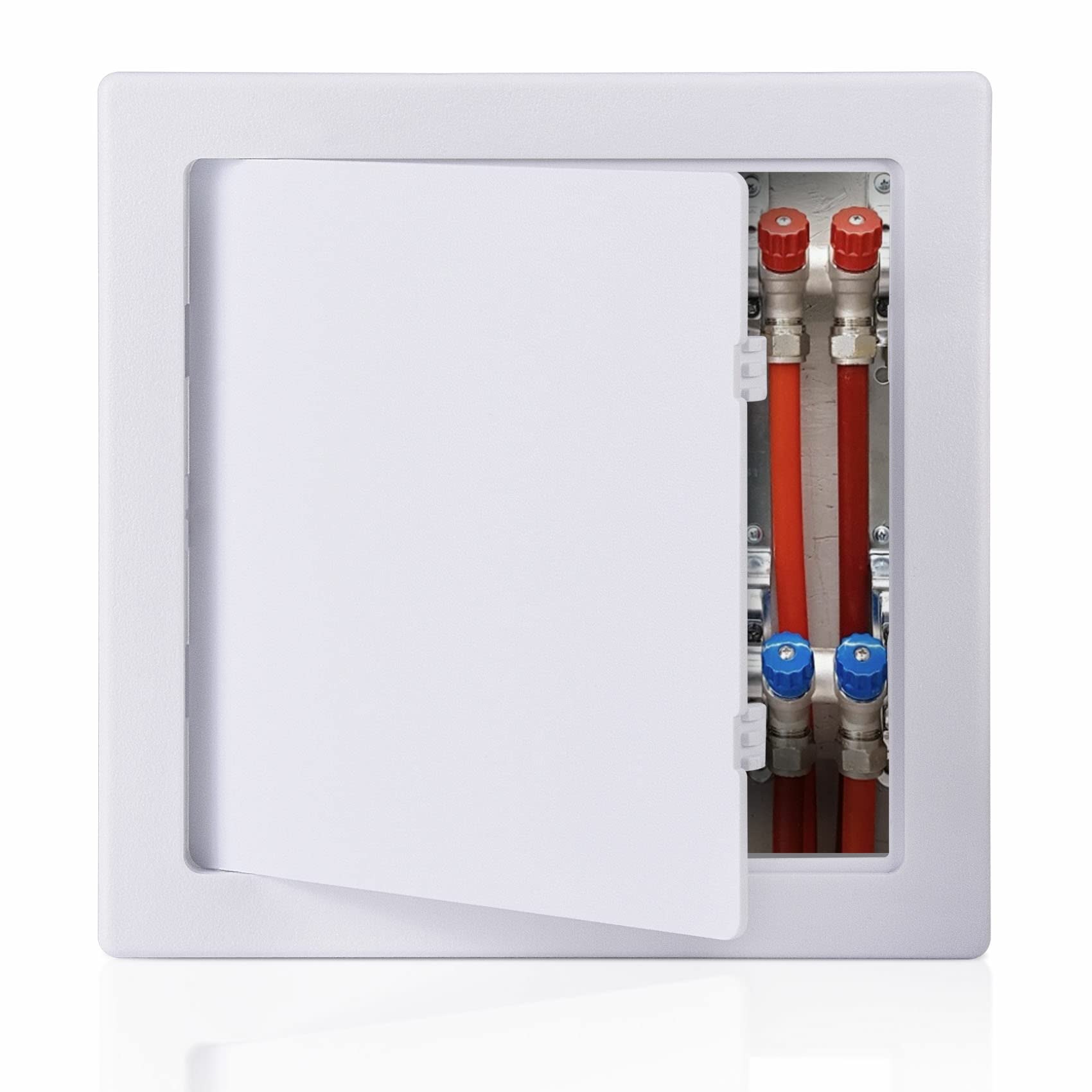 Plastic Access Panel for Drywall Ceiling 18 x 18 Inch Reinforced Plumbing Wall Access Doors Removable Hinged