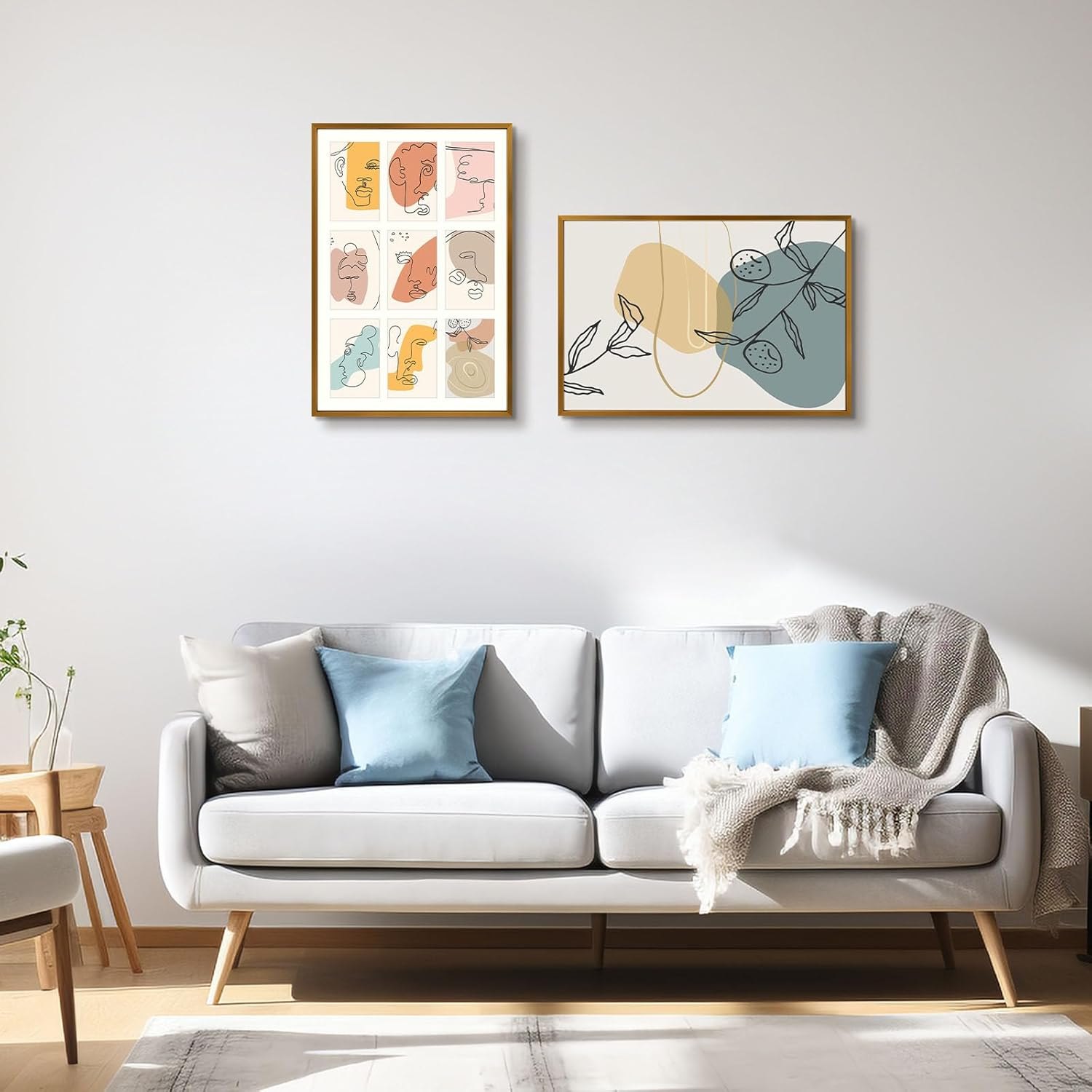Golden State Art, 4x6 Aluminum Collage Frame, Displays 6x4 Pictures With 9 Openings Mat or One 13.6x19.7 Photo, Real Glass, Portrait/Landscape Wall Display, Bronze, 1 Pack 9-4x6 | 1 pack Bronze — photo 3