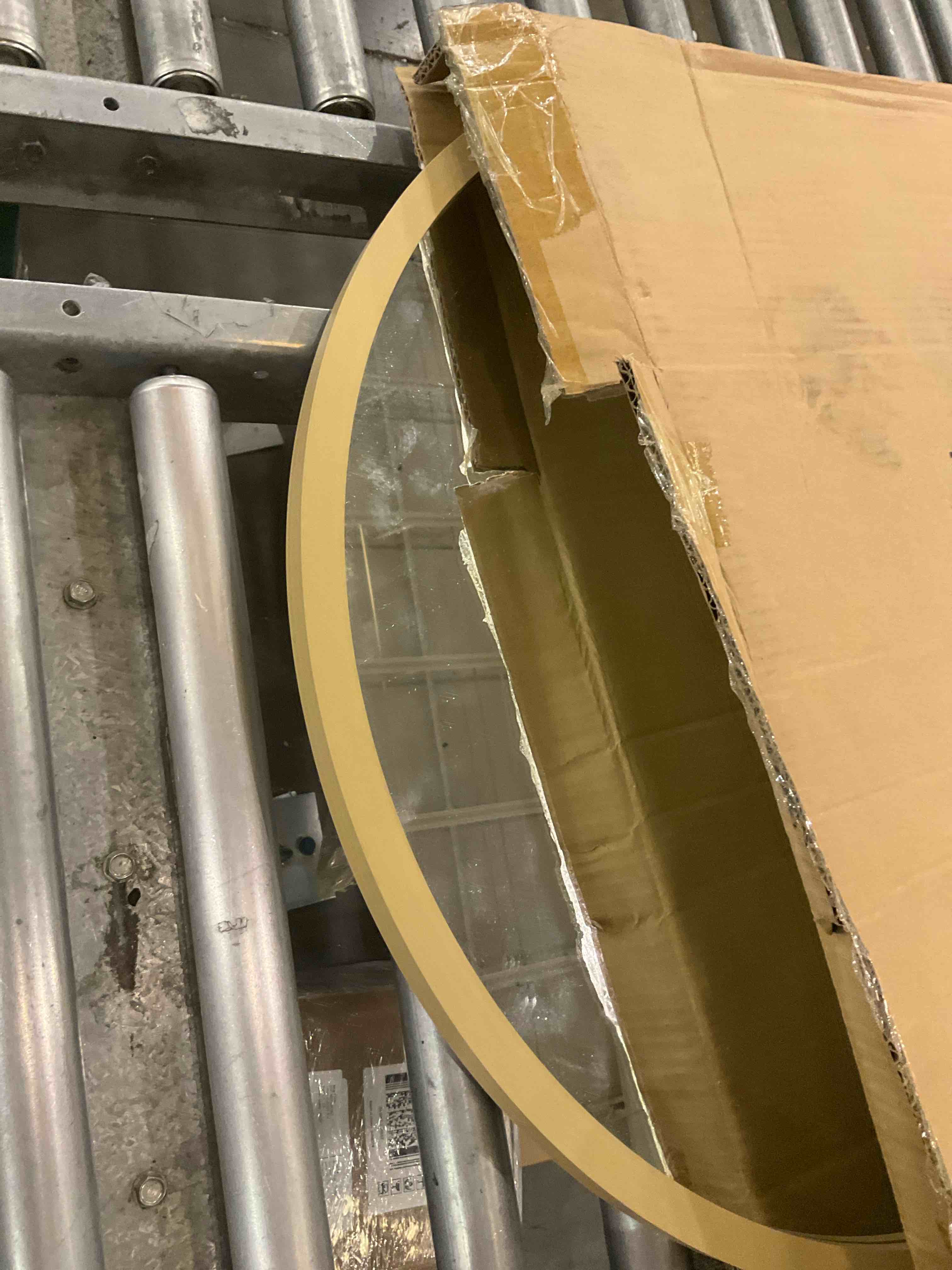Round Mirror, Gold Round Mirror, 24 inch Round Bathroom — photo 4