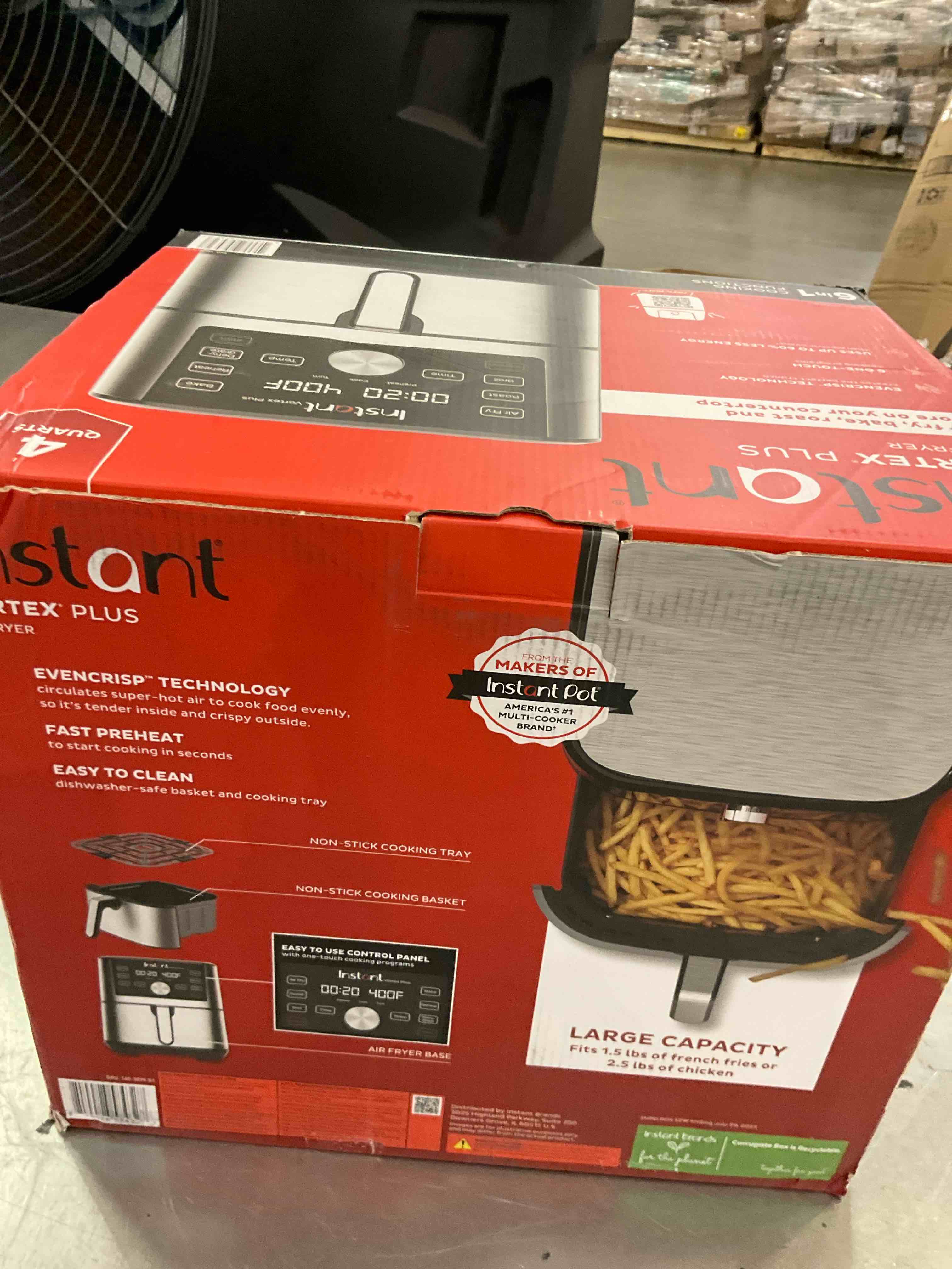 Instant Pot Vortex Plus 4qt 6-in-1 Stainless Steel Air Fryer — photo 2
