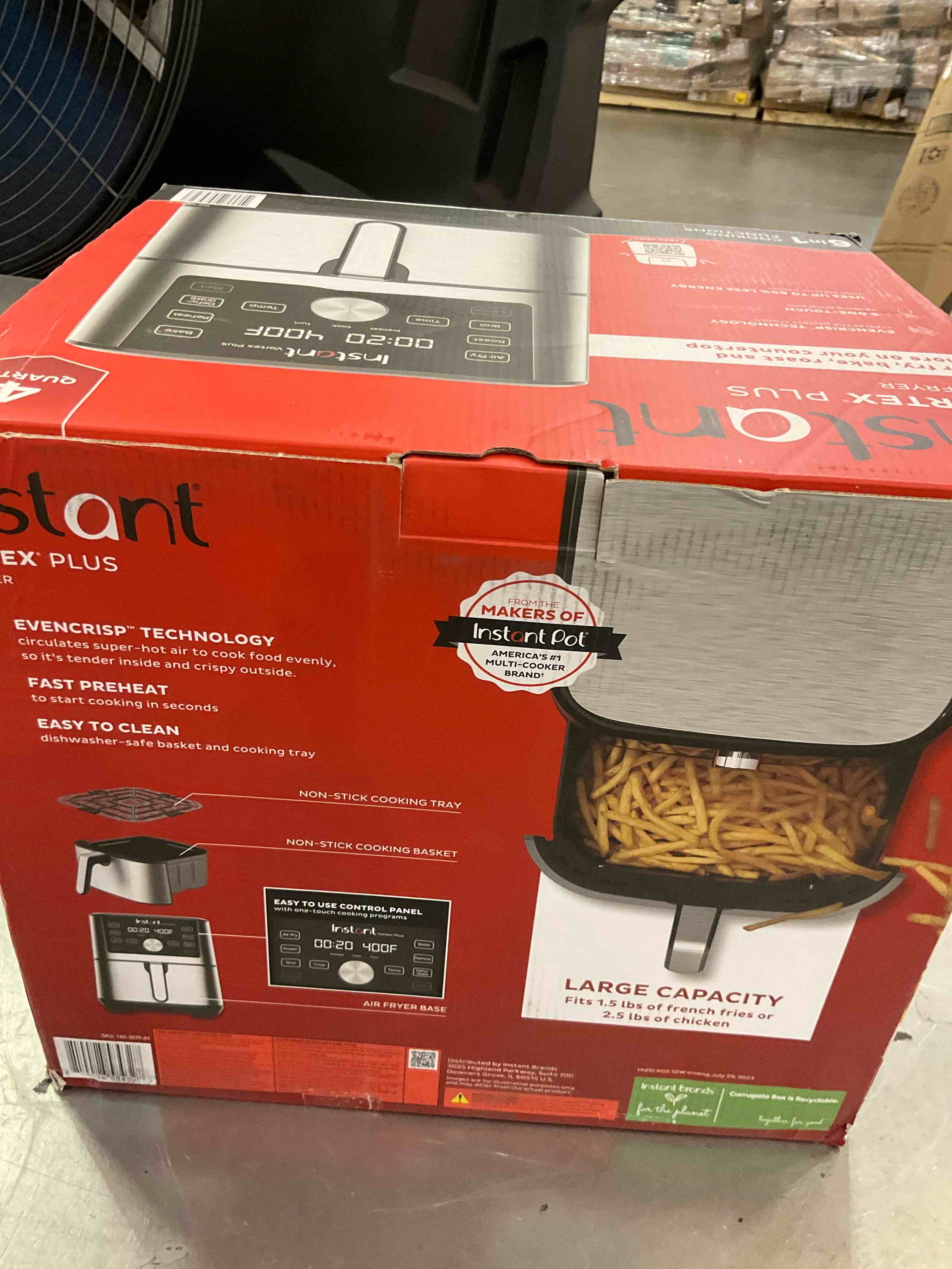Instant Pot Vortex Plus 4qt 6-in-1 Stainless Steel Air Fryer — photo 4