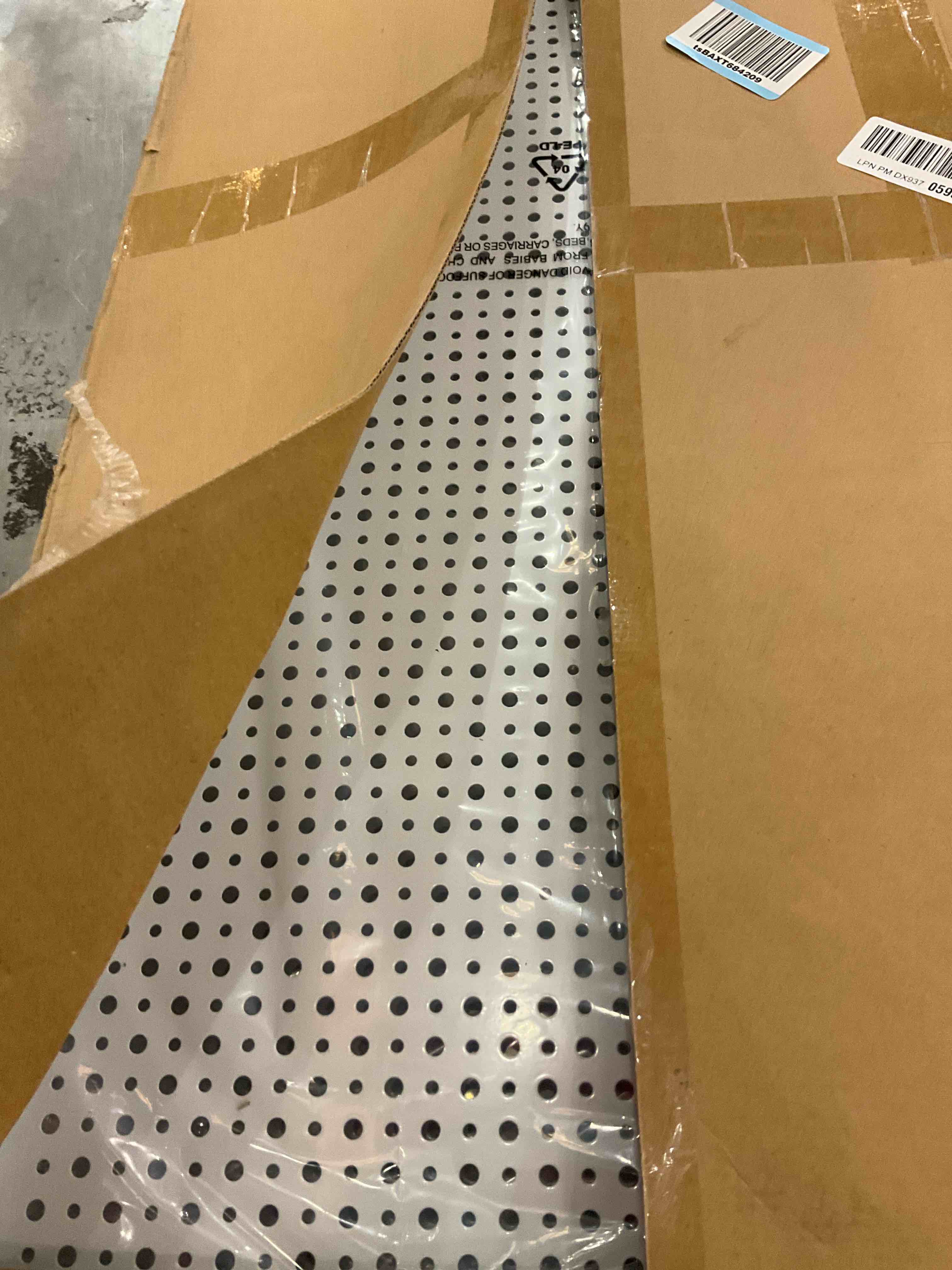Pegboard Rack Garage Storage Steel Horizontal PegBoard Pack — photo 2