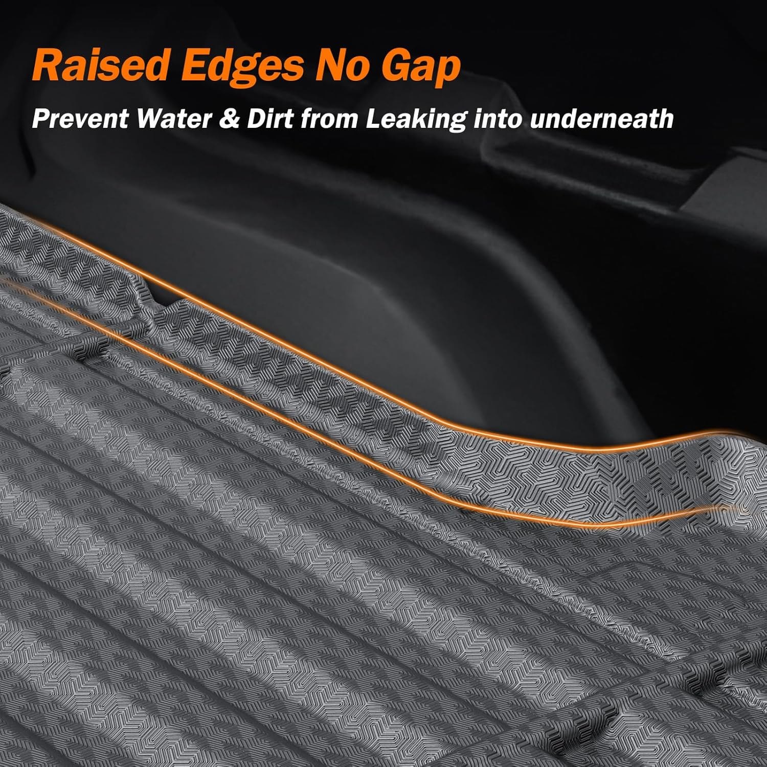 KUST Truck Bed Mat for 2023 2024 2025 2026 Chevy/Chevrolet Colorado/GMC Canyon, 5FT Bed Liner All Weather Protection TPE Rubber High Edge Heavy Duty — photo 7