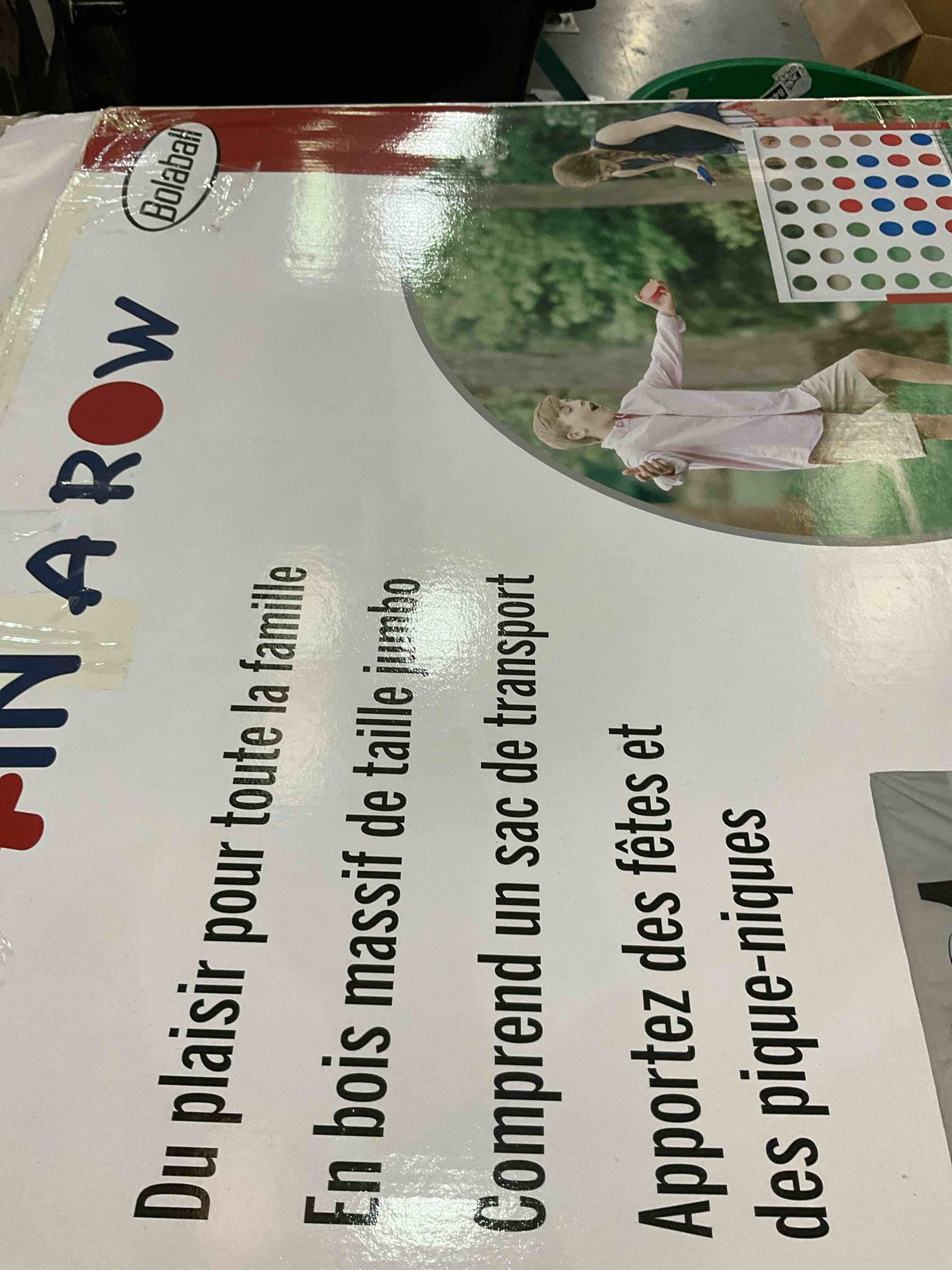 Bolaball Giant Connect 4 in a Row Outdoor Wooden Game — photo 2