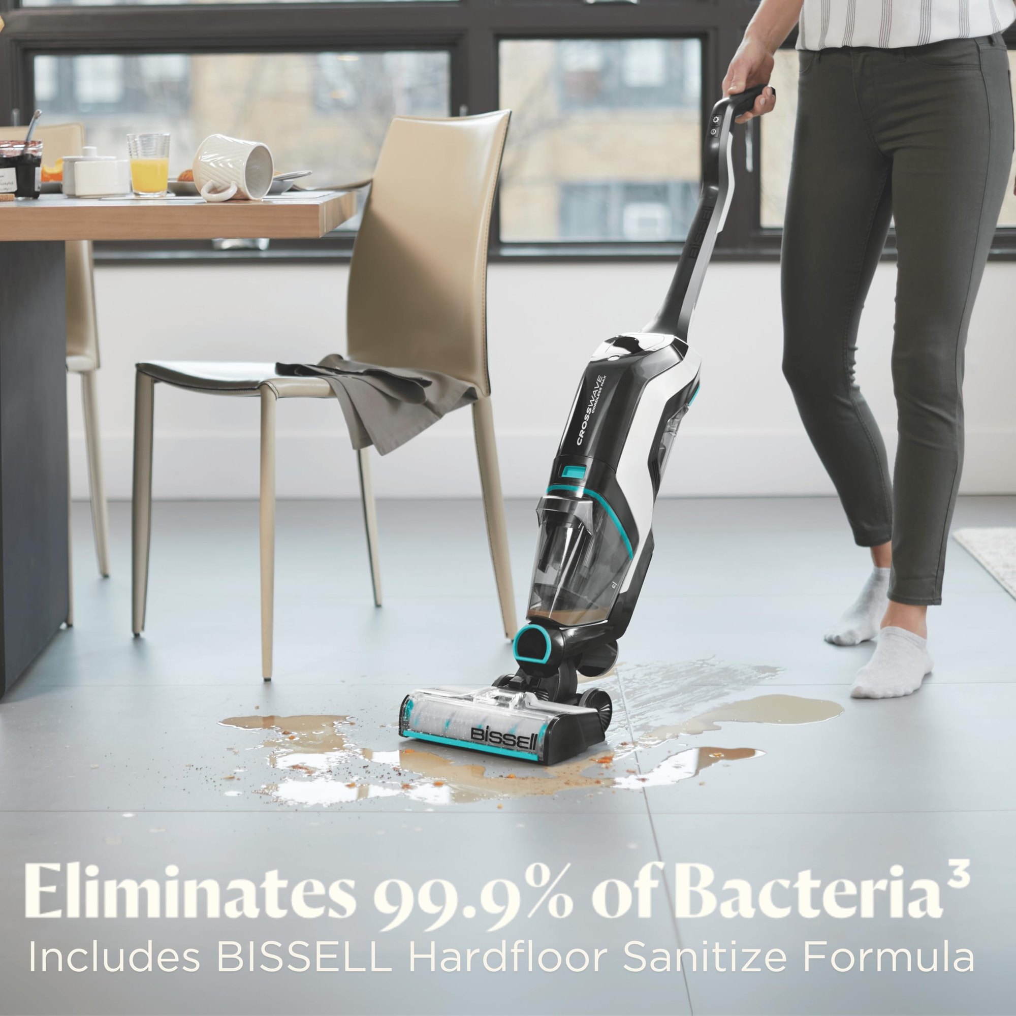 Bissell CrossWave Cordless Max Vacuum Mop All in One Wet and Dry Vac Combo Hard Floor Cleaner and Area Rugs, Cordless Mop, Pack-in Formulas Included, 2554A — photo 3