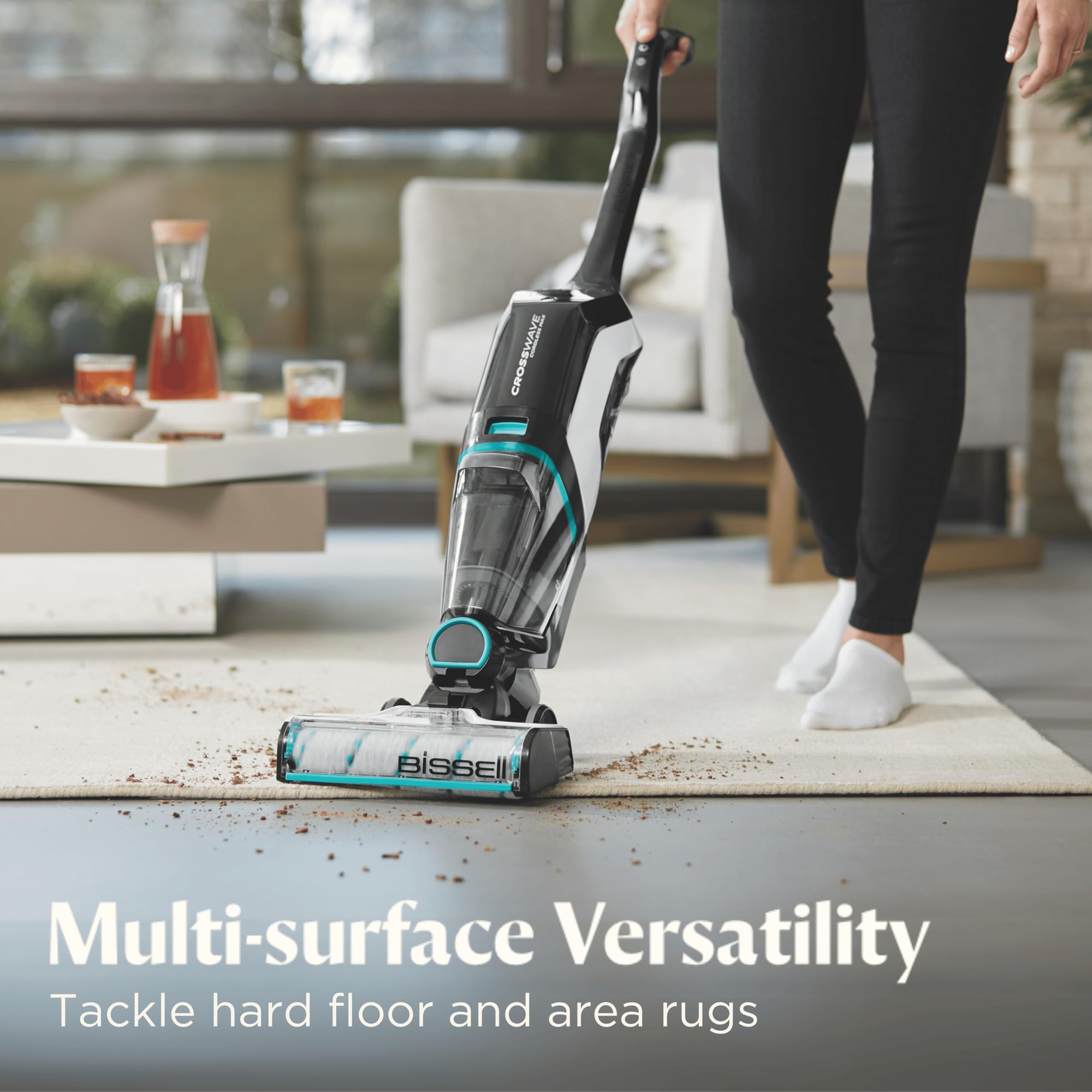 Bissell CrossWave Cordless Max Vacuum Mop All in One Wet and Dry Vac Combo Hard Floor Cleaner and Area Rugs, Cordless Mop, Pack-in Formulas Included, 2554A — photo 4