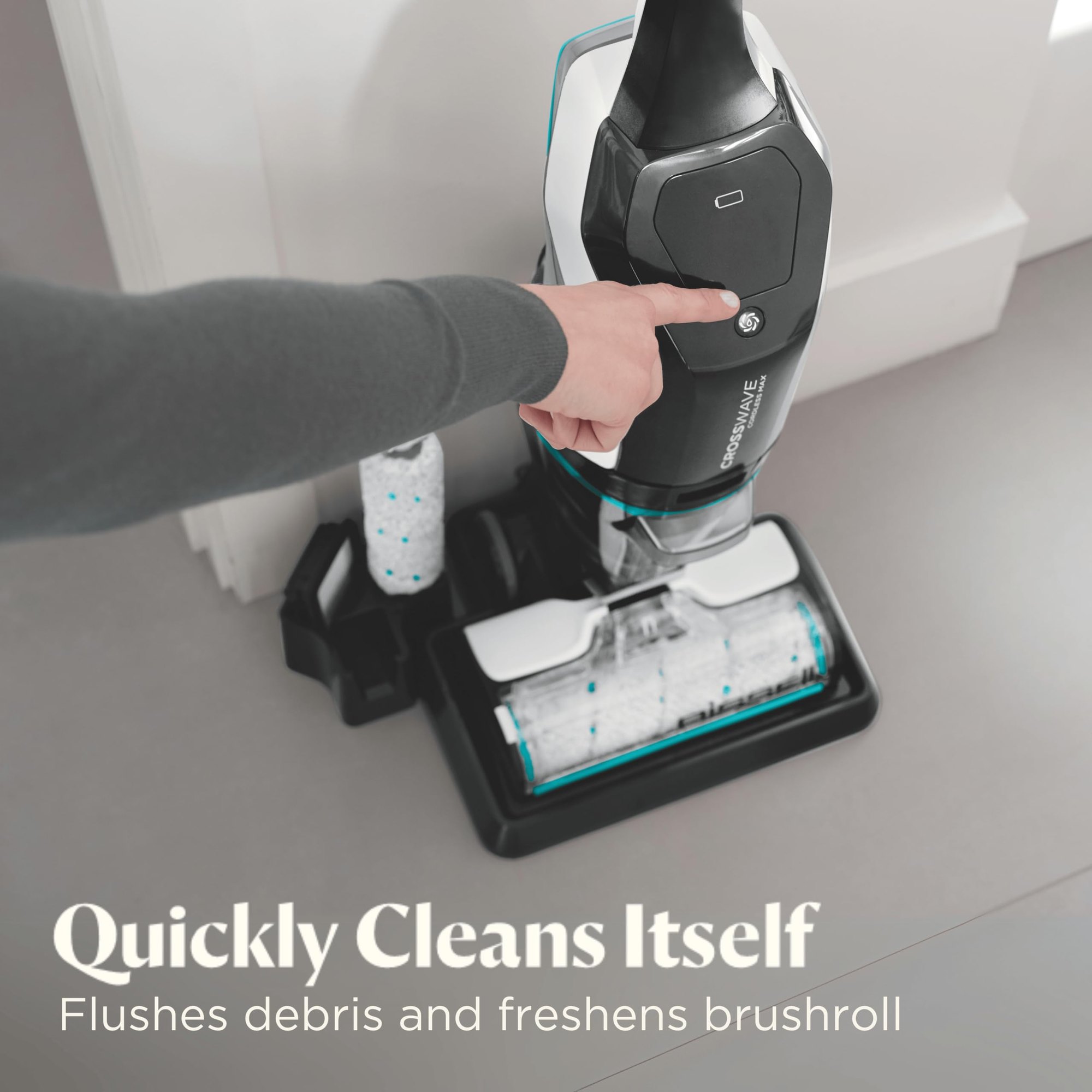 Bissell CrossWave Cordless Max Vacuum Mop All in One Wet and Dry Vac Combo Hard Floor Cleaner and Area Rugs, Cordless Mop, Pack-in Formulas Included, 2554A — photo 6