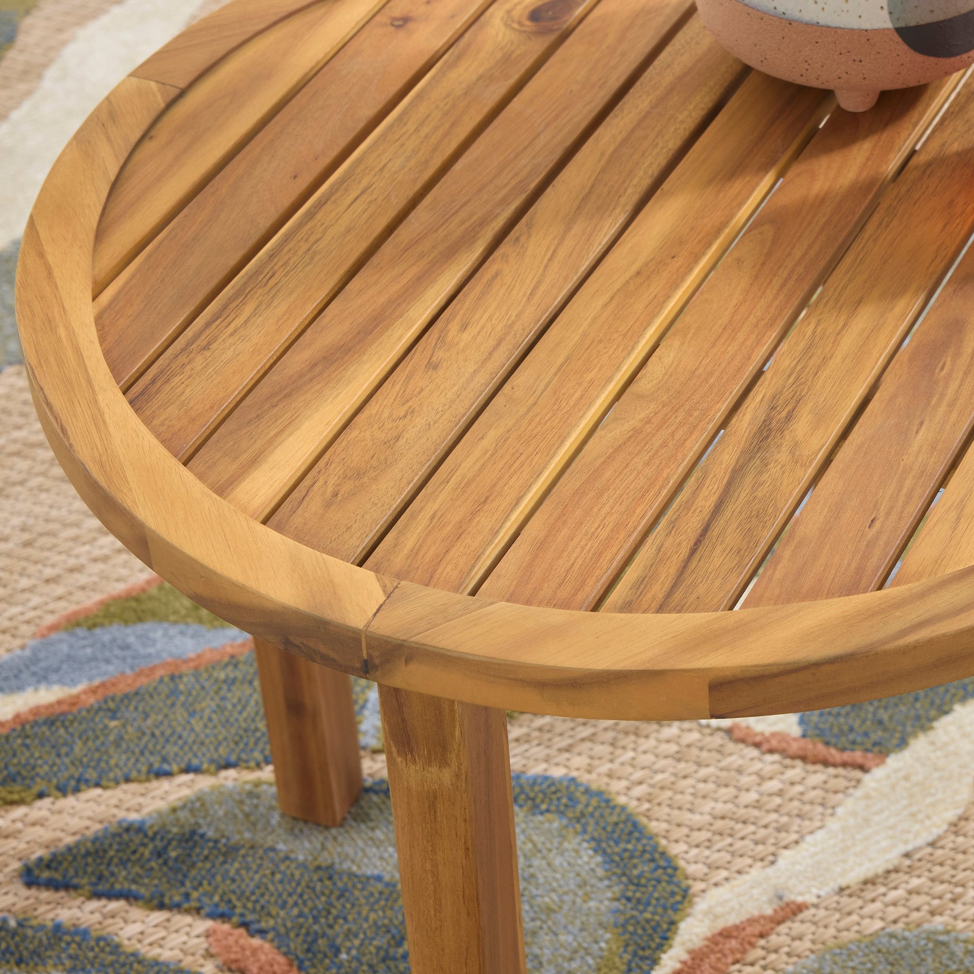 Boho 2 Piece Patio Conversation Set with Off- white Cushions PM — photo 14