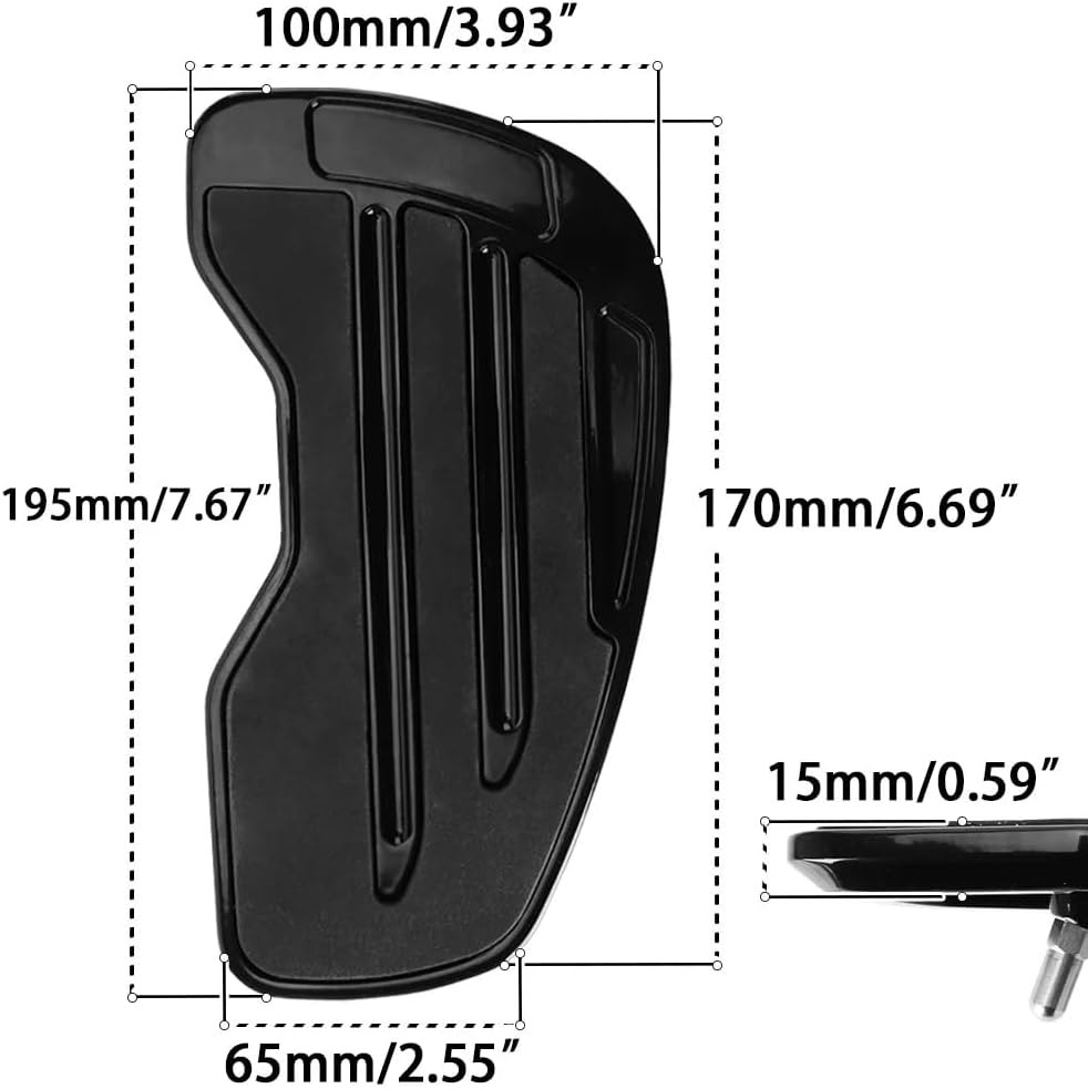 Motorcycle Footpeg Front Footrest Pegs for Harley Nightster 975 Special 2022 2023 2024 Driver Foot Pegs Motorbike Highway Footboard Accessories PM — photo 6