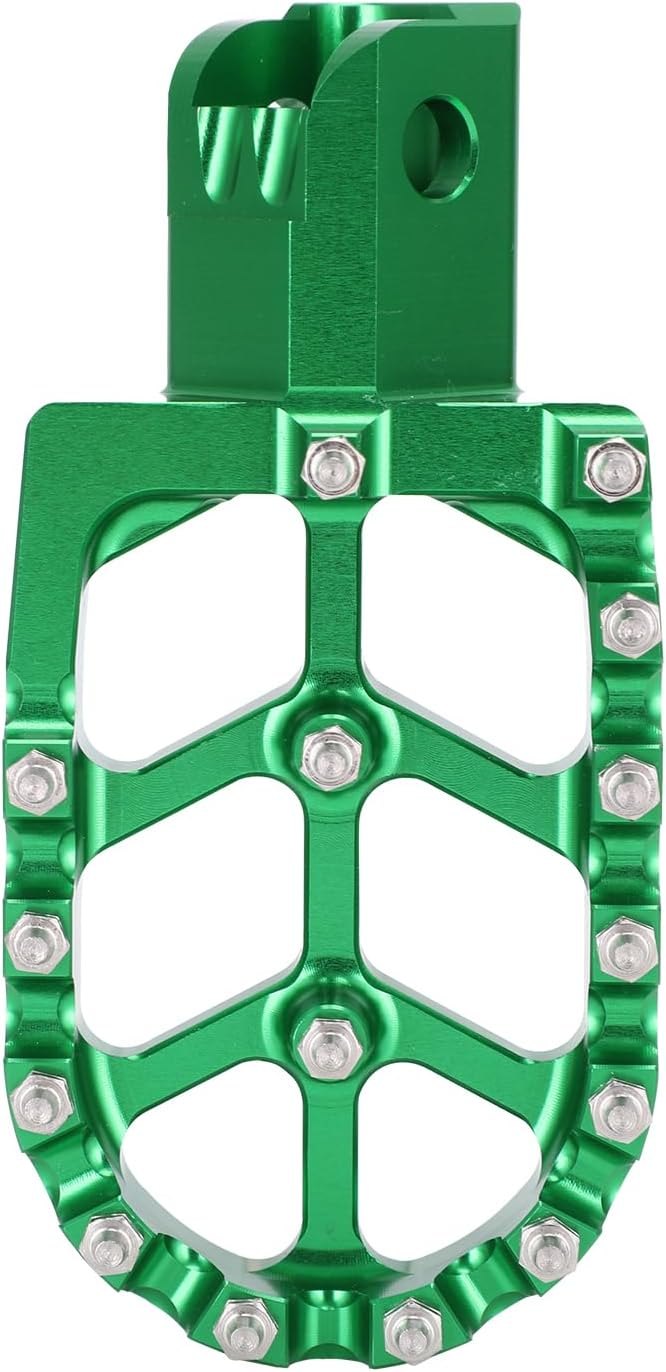 JFG RACING Dirt Bike Foot Pegs,Universal CNC Motorcycle Pit Mini Bike Pegs for KX 50 70 80 85 100 110 Tao Tao DB-X RFZ Lifan KAYO - Green — photo 5