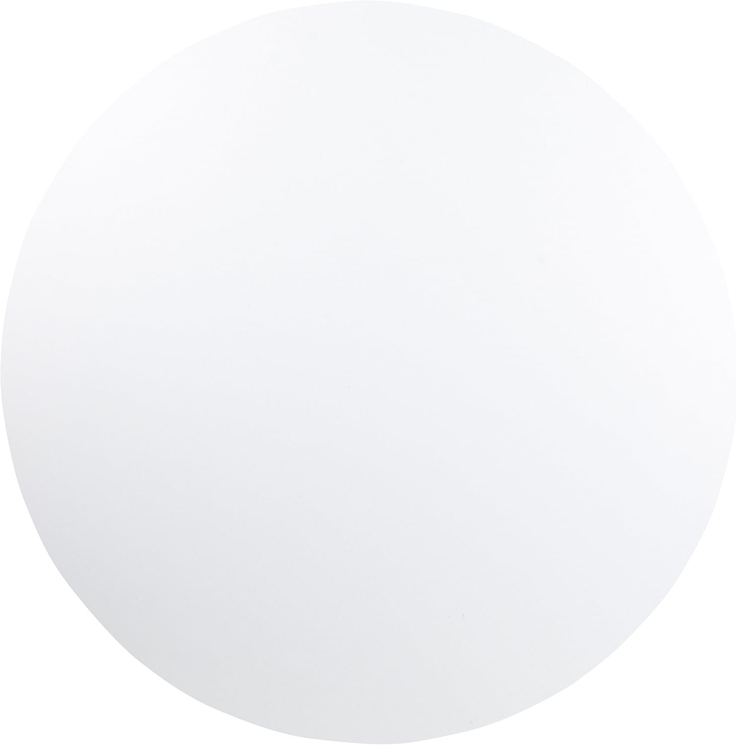 Flash Furniture Elon 6' Round All-Occasion Plastic Folding Event Table, Foldable Portable Banquet Table for Indoor/Outdoor Events, White 6 Foot — photo 4