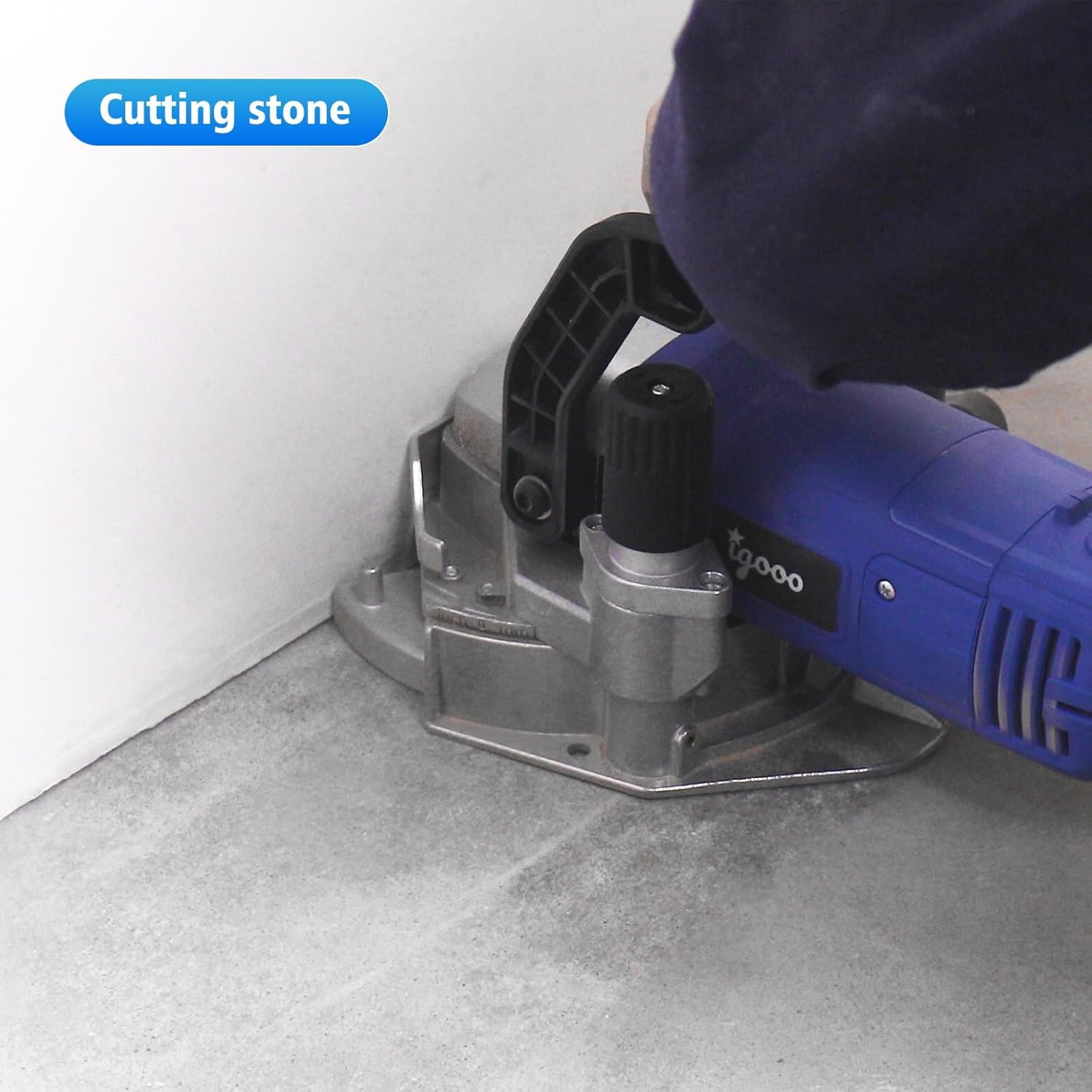 Heavy-Duty Undercut Saw Jamb Saw Kit 1800W 2.5HP 120V 60Hz, with Two 6.5" Alloy Blade (Wood) and One Diamond Blade (Tiles and Masonary), 13ft Cord, Model EUS1800 — photo 5