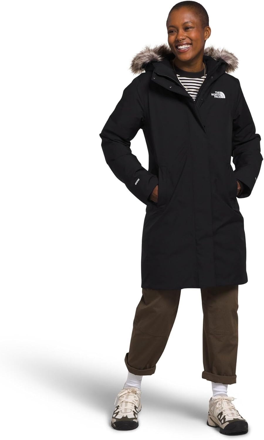 The North Face Womens Arctic Parka (Standard & Plus Size) Medium Tnf Black-npf PM