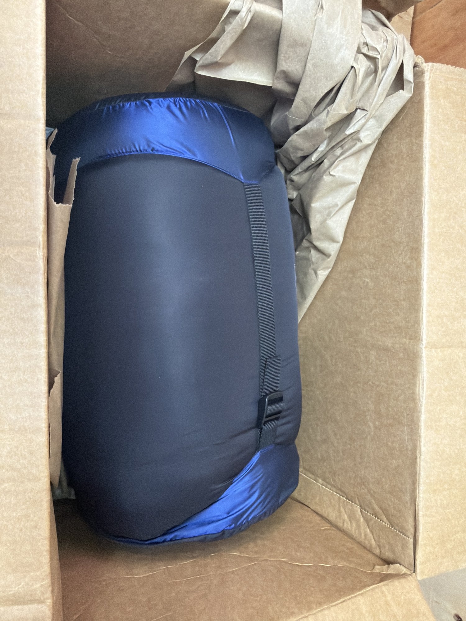 Down Backpacking Sleeping Bag 680FP. Cold Weather Sleeping Bag 0°F-32°F (Multiple Temperature Options), XL Large 4 Season Sleeping Bag for Adults Camping Hiking Mountaineering. -7 Degree Blue — photo 7