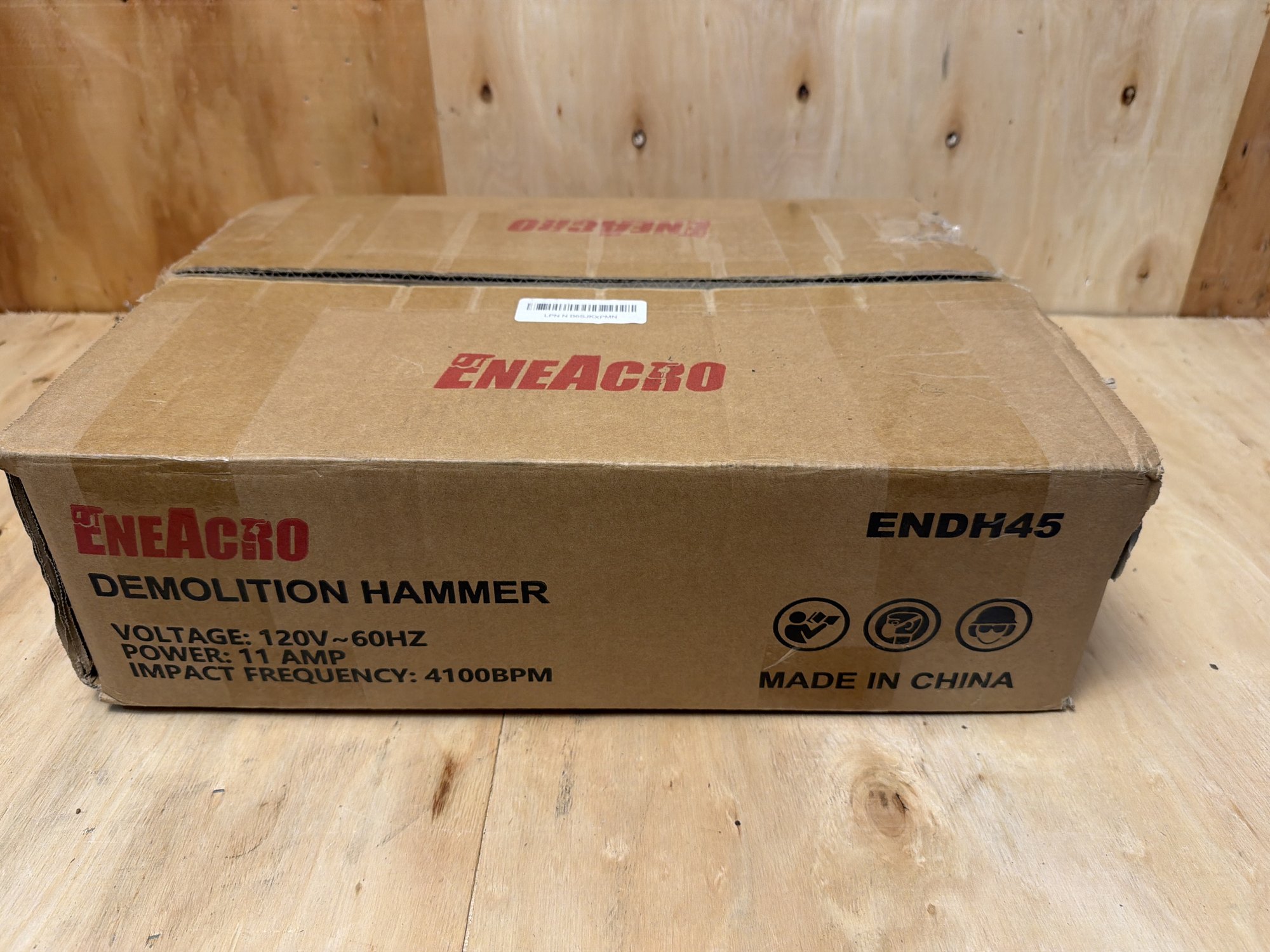 ENEACRO SDS-Max Demolition Jack Hammer for Concrete, Lightweight 11 Amp Electric Demo Chipping Hammer?Aluminum Alloy Shell, Vibration Control, Includes Grease, Tool Bag and Chisels — photo 3