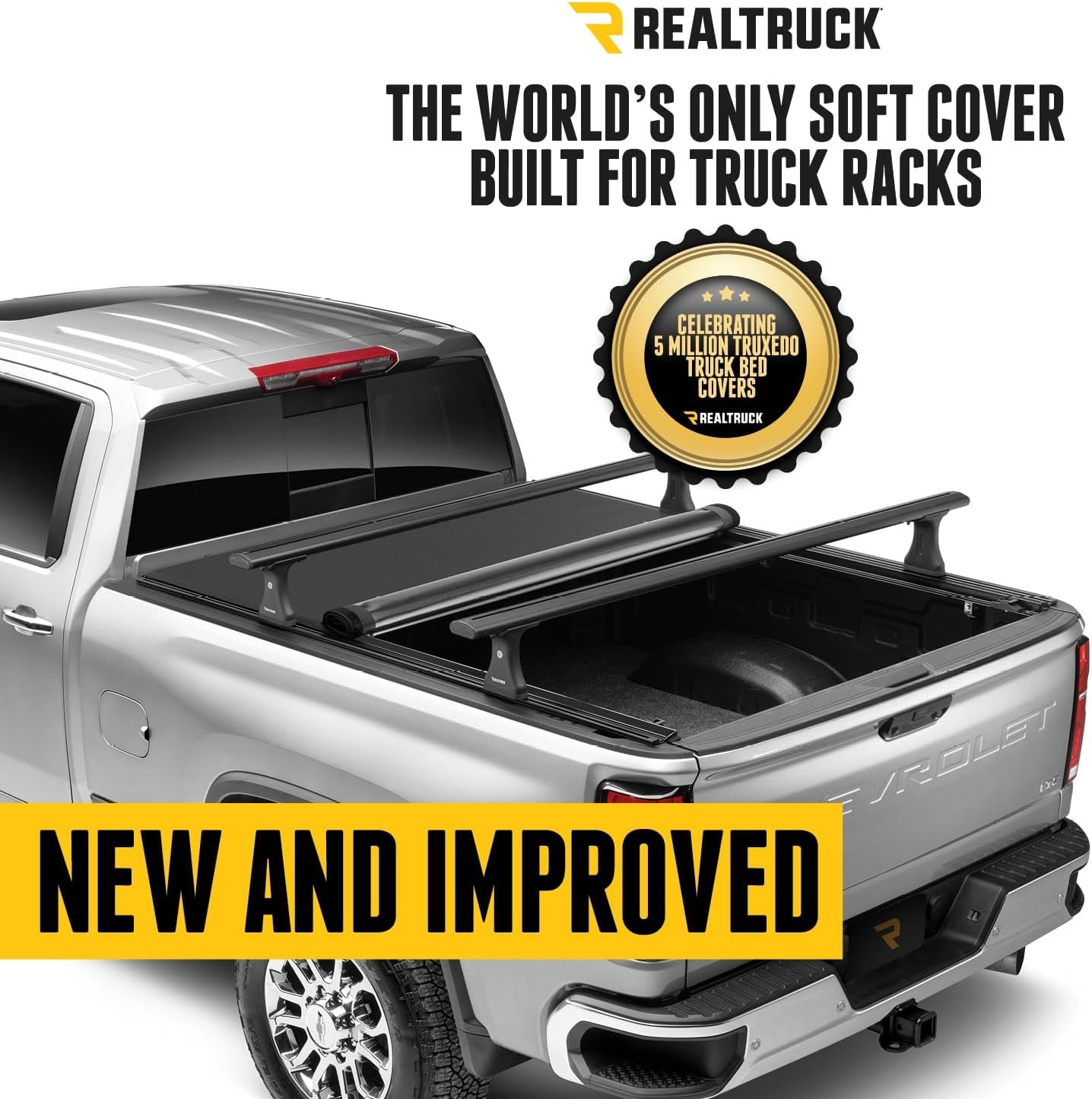 RealTruck TruXedo Pro X15 TS Soft Roll Up Truck Bed Tonneau Cover | 1273716 | Fits 2020-2025 Chevy/GMC Silverado/Sierra 2500/3500HD (w/MultiPro Tailgate) 6' 10" Bed (82") Pro X15 TS 6' 10"