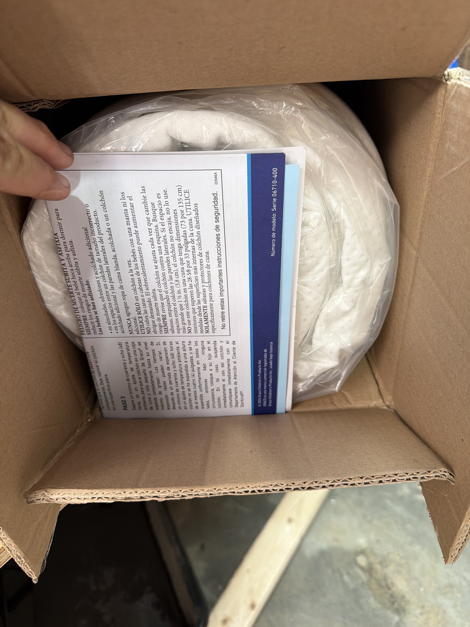 Crib& toddler matress-in-a-box PM