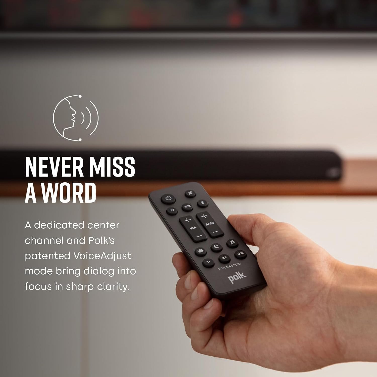 Polk Audio Signa S4 TV Sound Bar with Subwoofer - Dolby Atmos Audio VoiceAdjust & BassAdjust Technology, HDMI eARC, Wireless Subwoofer works with 8K, 4K, & HD TVs, Bluetooth, Wireless Streaming S4 Soundbar + Subwoofer w/ Dolby Atmos — photo 3