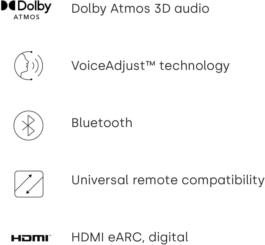 Polk Audio Signa S4 TV Sound Bar with Subwoofer - Dolby Atmos Audio VoiceAdjust & BassAdjust Technology, HDMI eARC, Wireless Subwoofer works with 8K, 4K, & HD TVs, Bluetooth, Wireless Streaming S4 Soundbar + Subwoofer w/ Dolby Atmos — photo 6