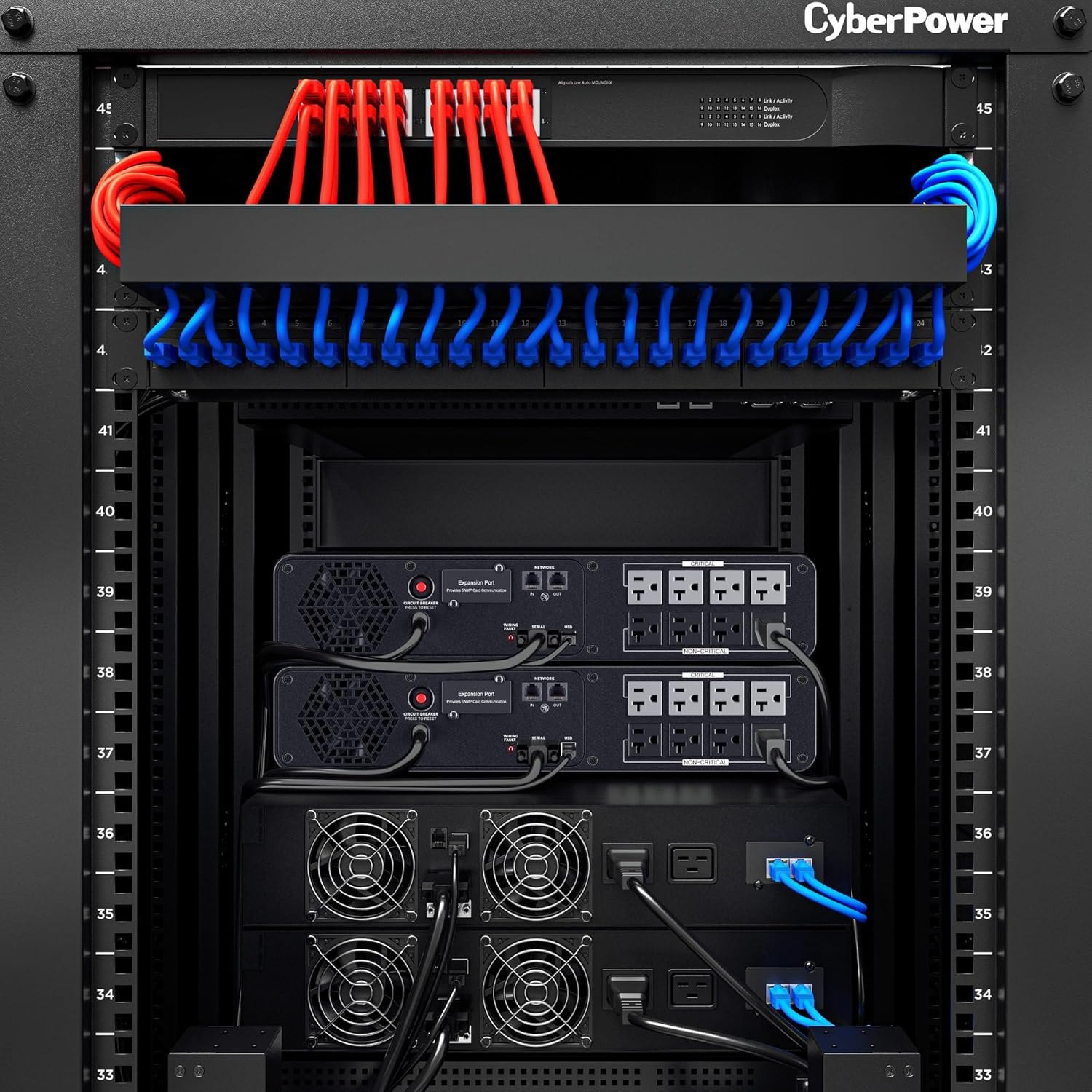 CyberPower CP2000PFCRM2U PFC Sinewave UPS Battery Backup and Surge Protector, 2000VA/1200W, 8 Outlets, AVR, Short Depth 2U Rackmount, UL Certified Rackmount 2U 2000VA — photo 6